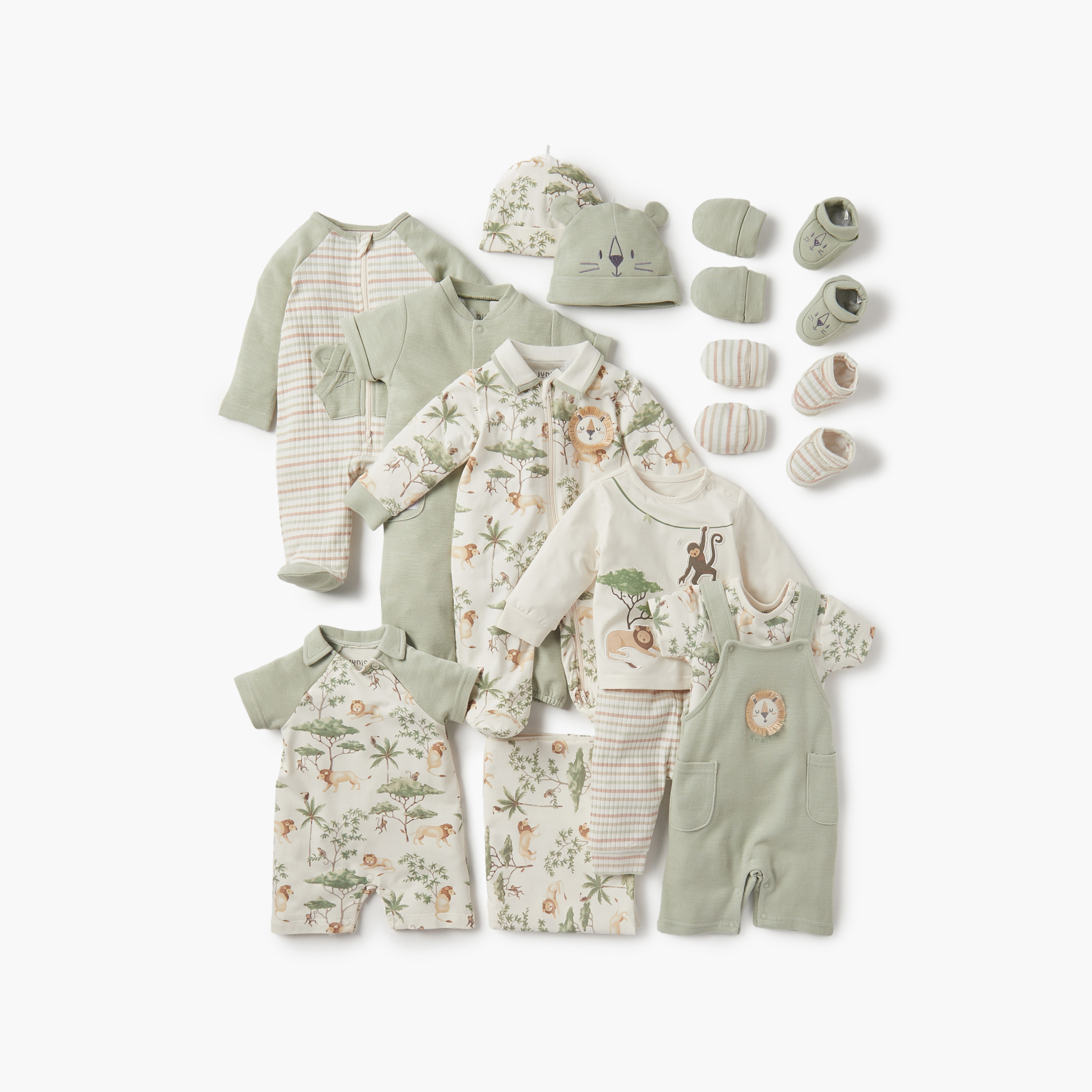Juniors Cat Applique Sleepsuit with Short Sleeves and Button Closure-baby-boys-clothing-nightwear-sleepsuits-image-5