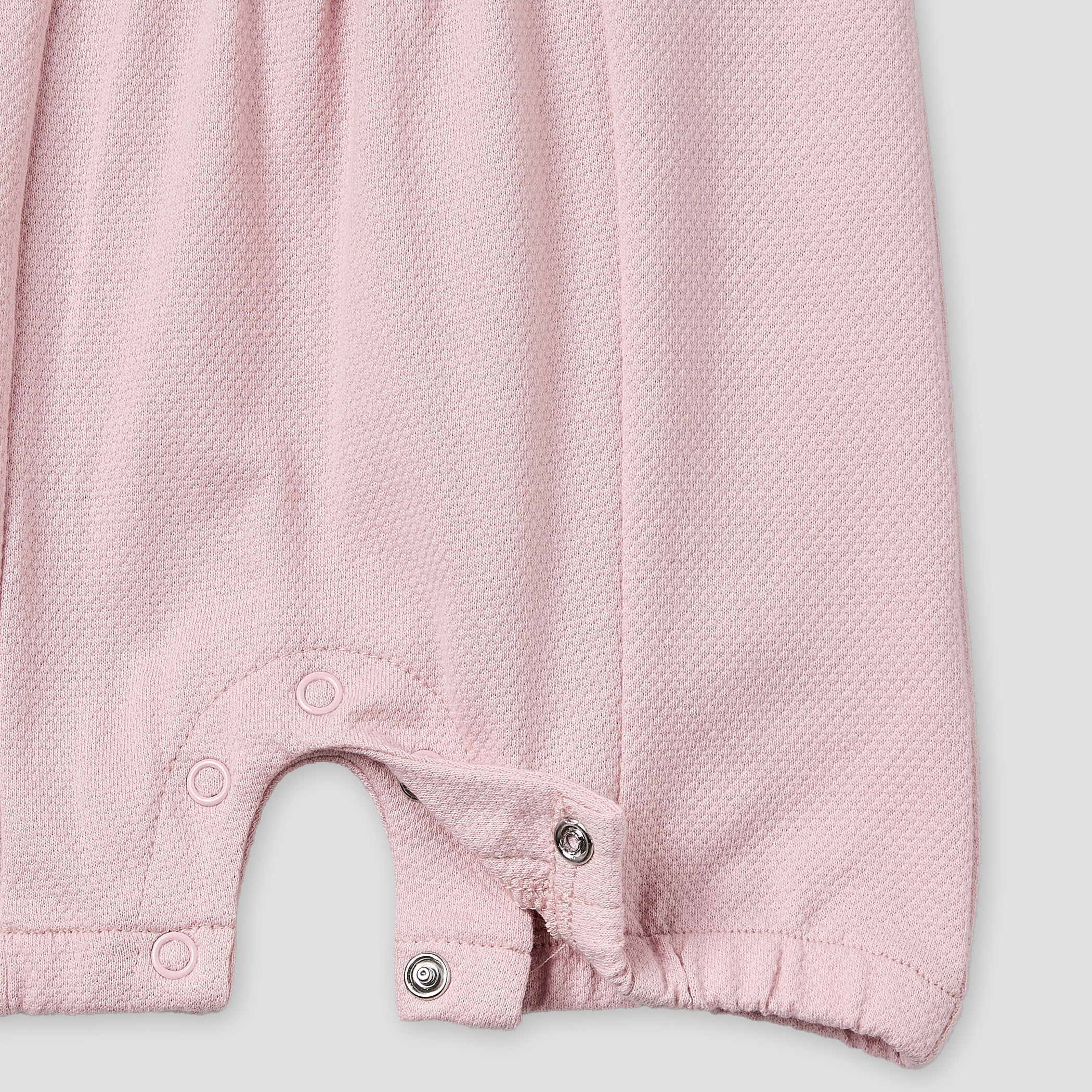 Giggles Peter Pan Collar Short Sleeves Romper with Snap Button Closure-baby-girls-clothing-rompers-image-6