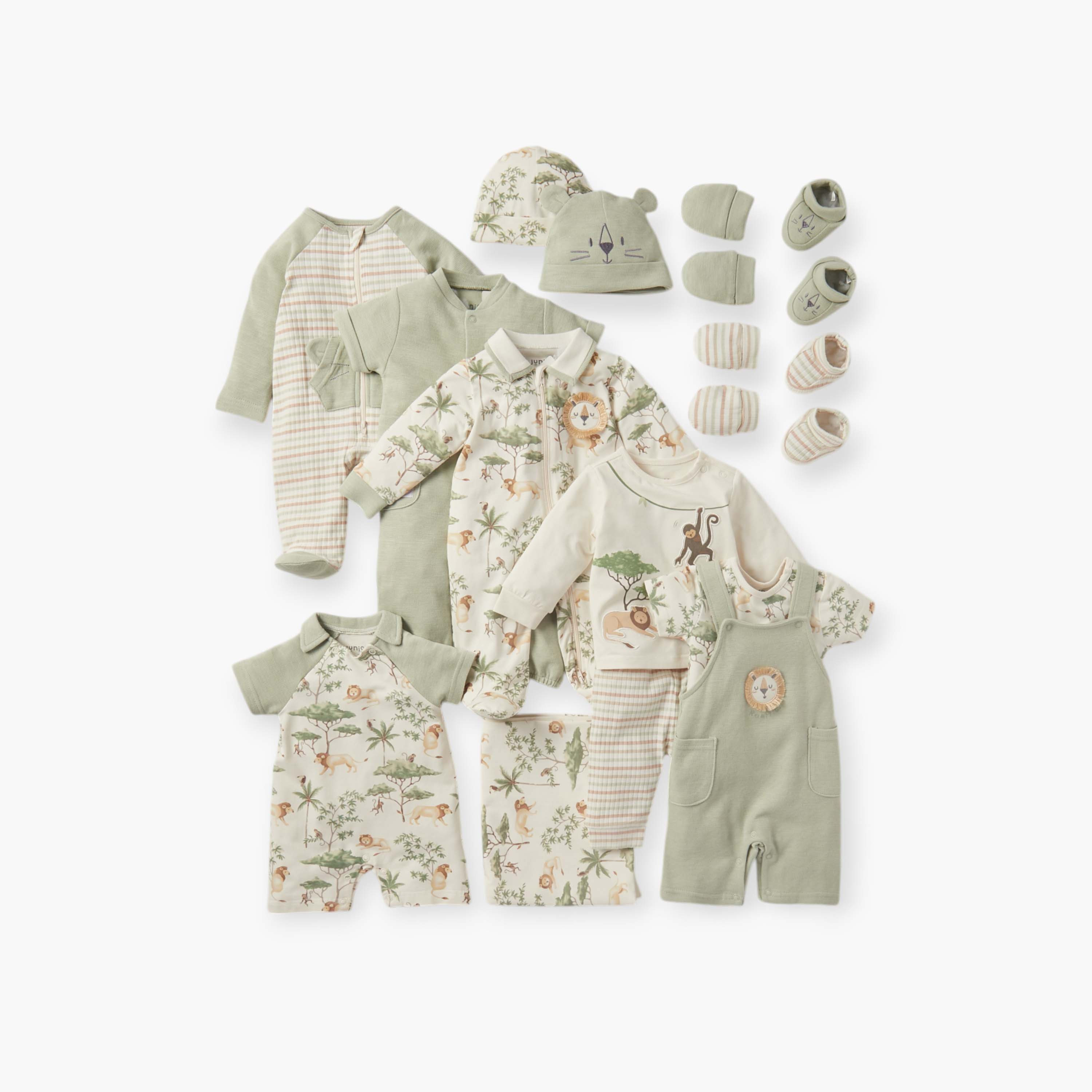 بدلة نوم مقلّمة مغلقة القدمين بأكمام طويلة وسحاب إغلاق من جونيورز-baby-boys-clothing-nightwear-sleepsuits-image-5