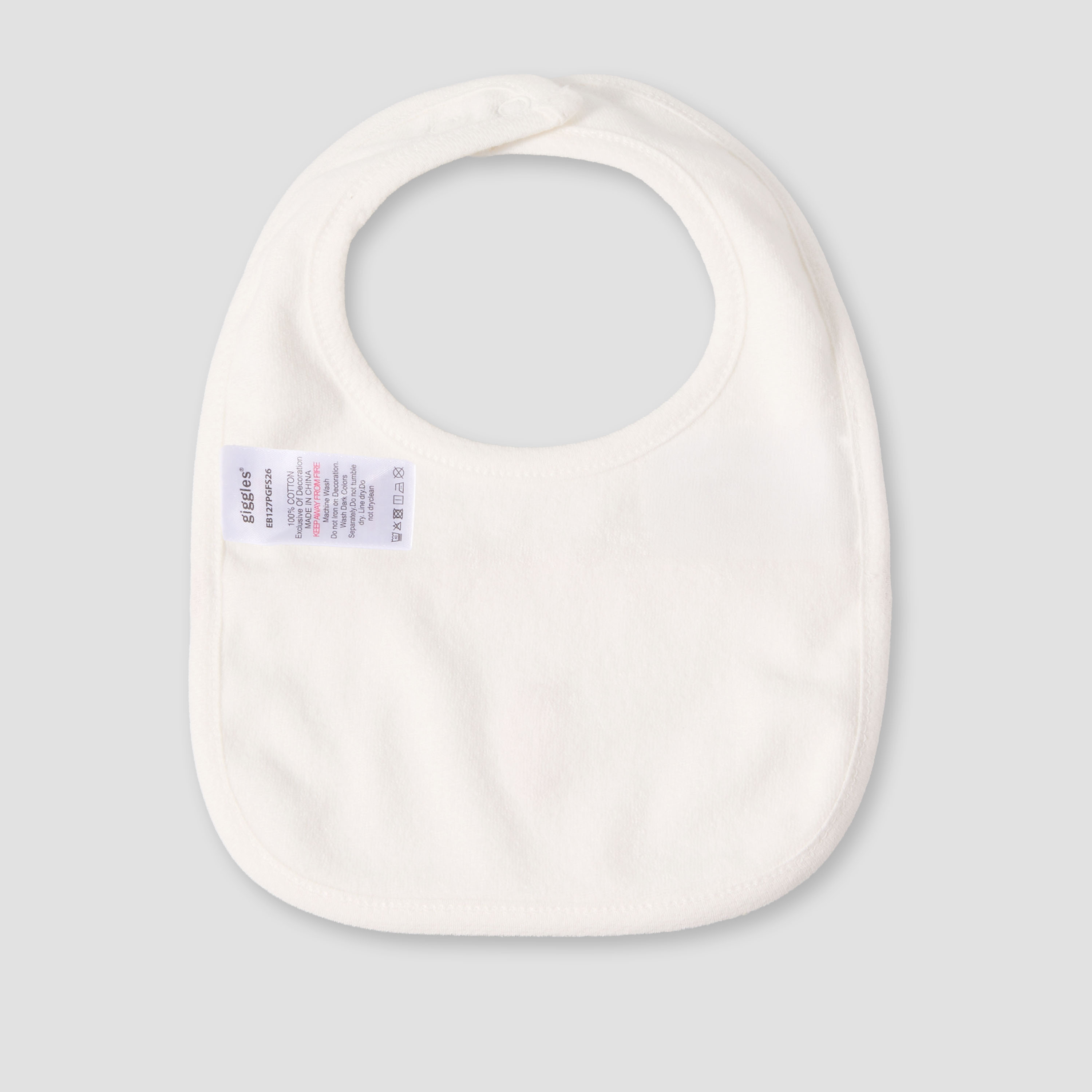 Giggles Baby Bib with Embroidered Design-baby-feeding-bibs-image-2