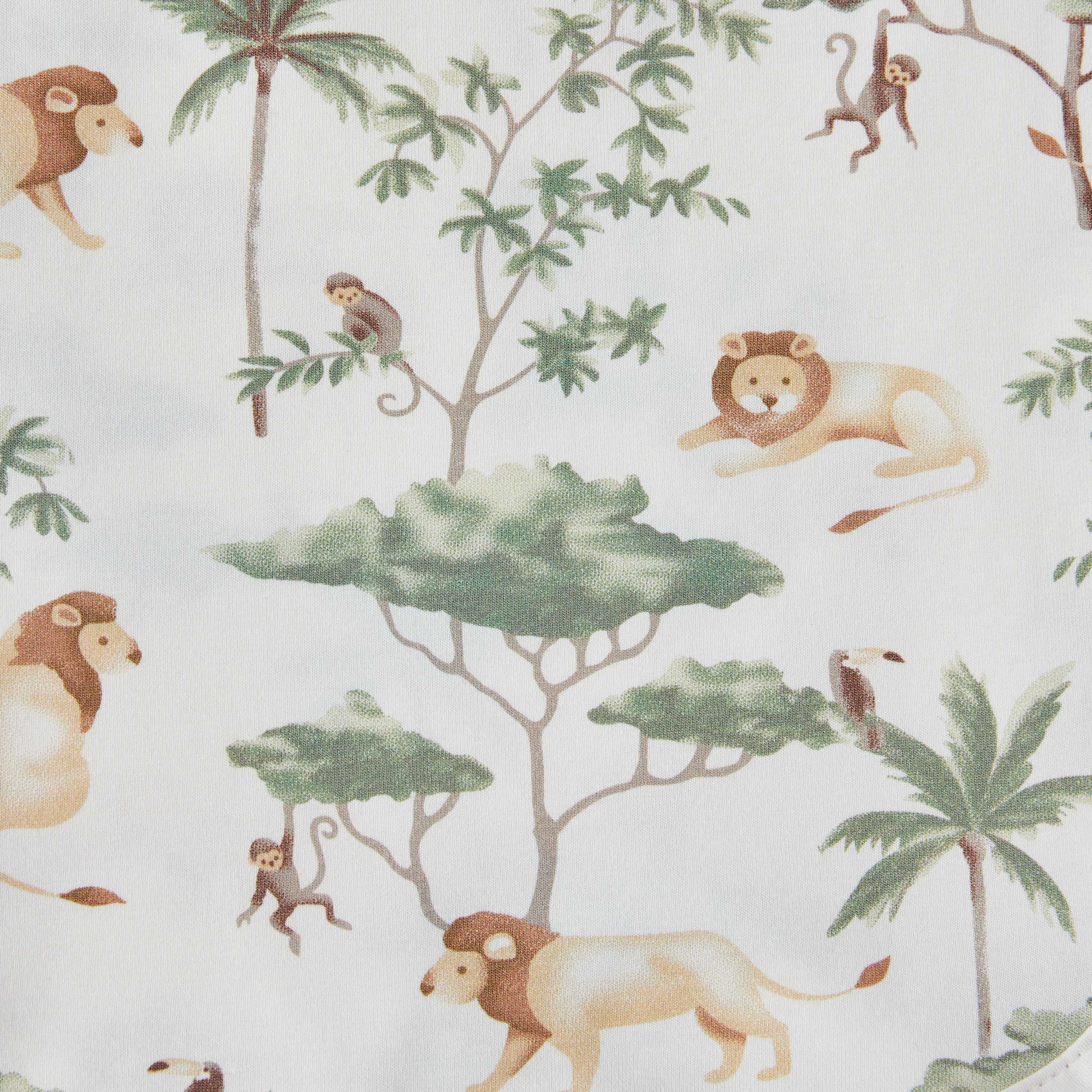 Juniors Animal Print Receiving Blanket - 80x80 cm-baby-nursery-blanketsandswaddles-receivingblankets-image-5