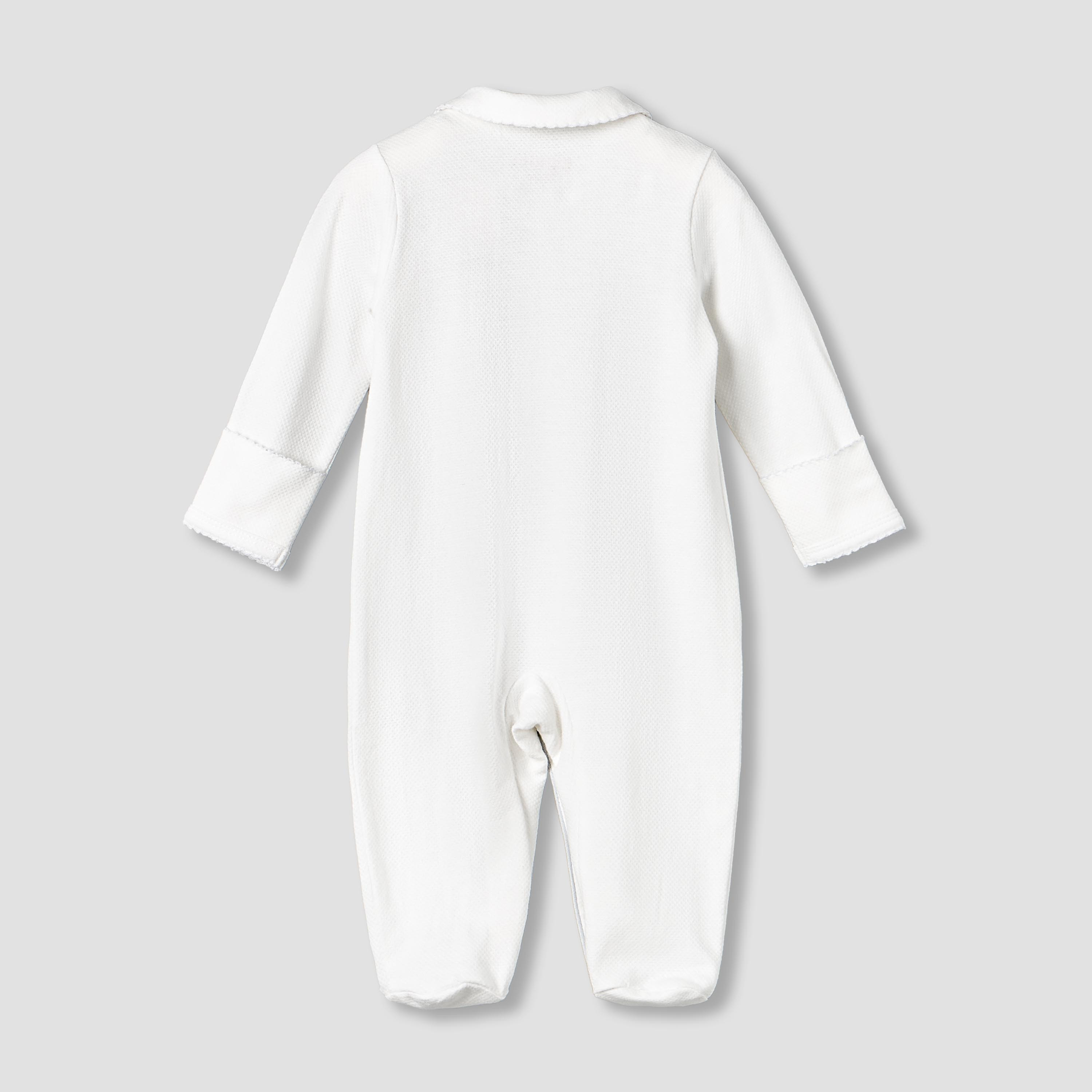 Giggles Cotton Collared Long Sleeves Sleepsuit with Snap Button Closure-baby-boys-clothing-nightwear-sleepsuits-image-2