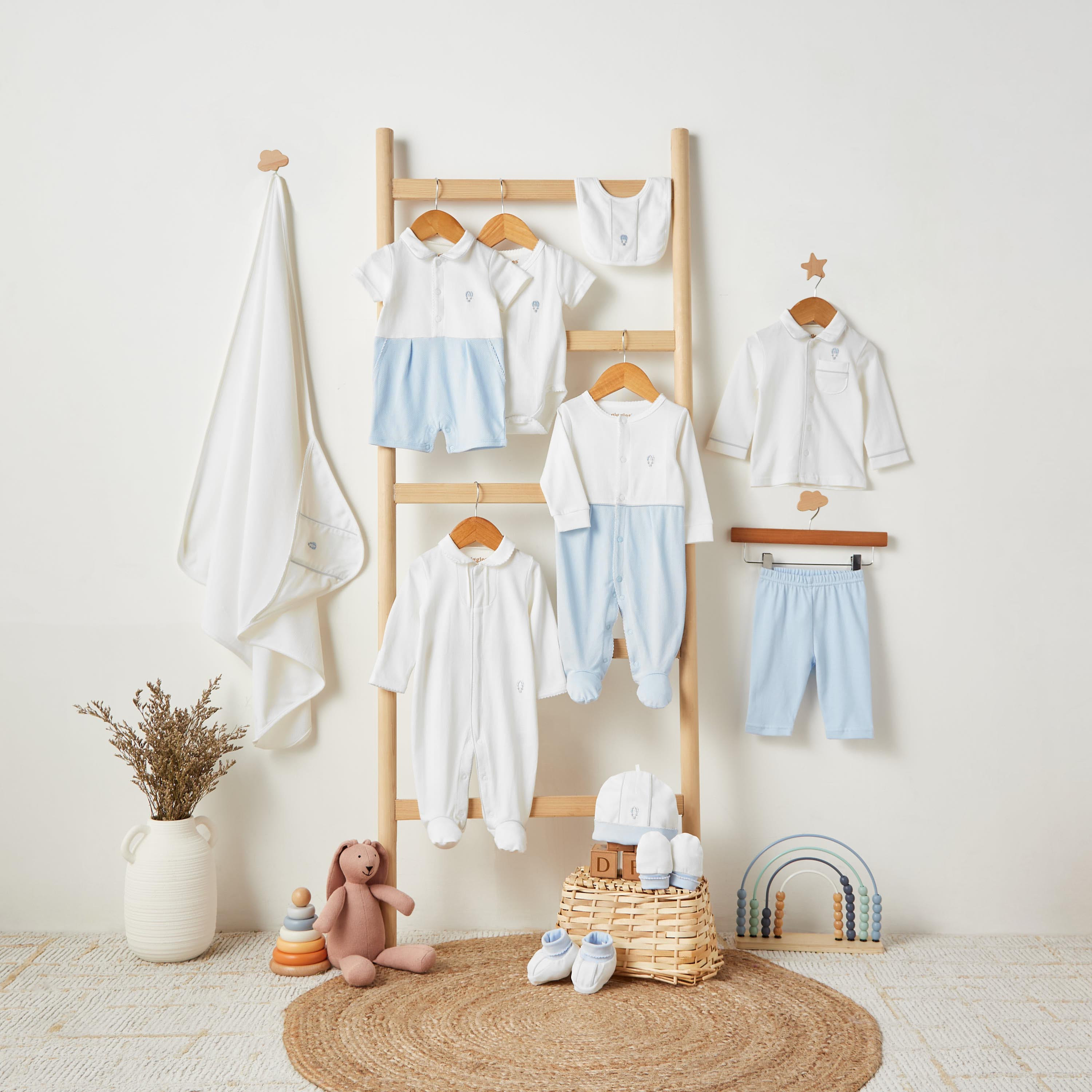 Giggles Cotton Collared Long Sleeves Sleepsuit with Snap Button Closure-baby-boys-clothing-nightwear-sleepsuits-image-5