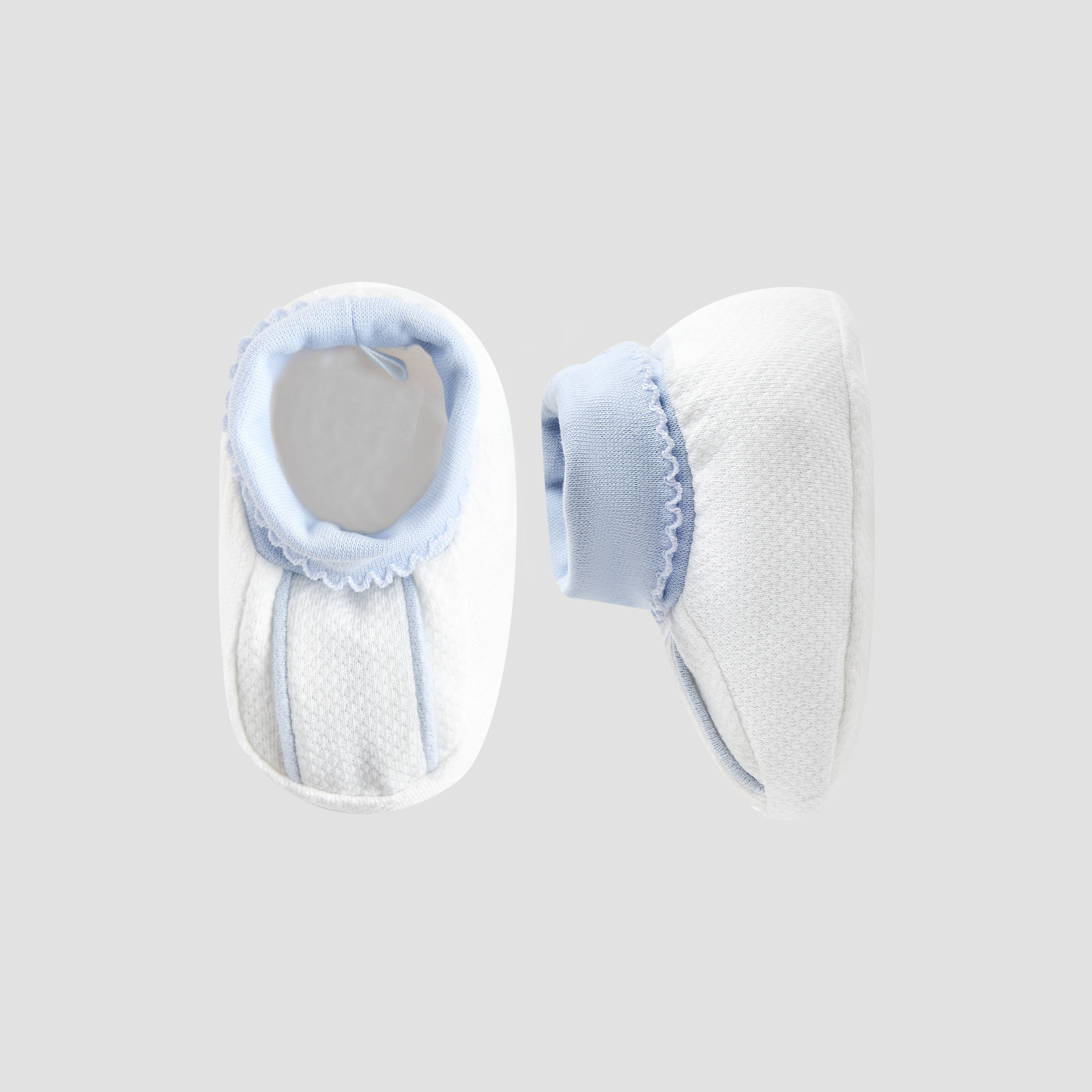 Giggles Booties with Textured Cuff, Slip-On-baby-boys-shoes-booties-image-1