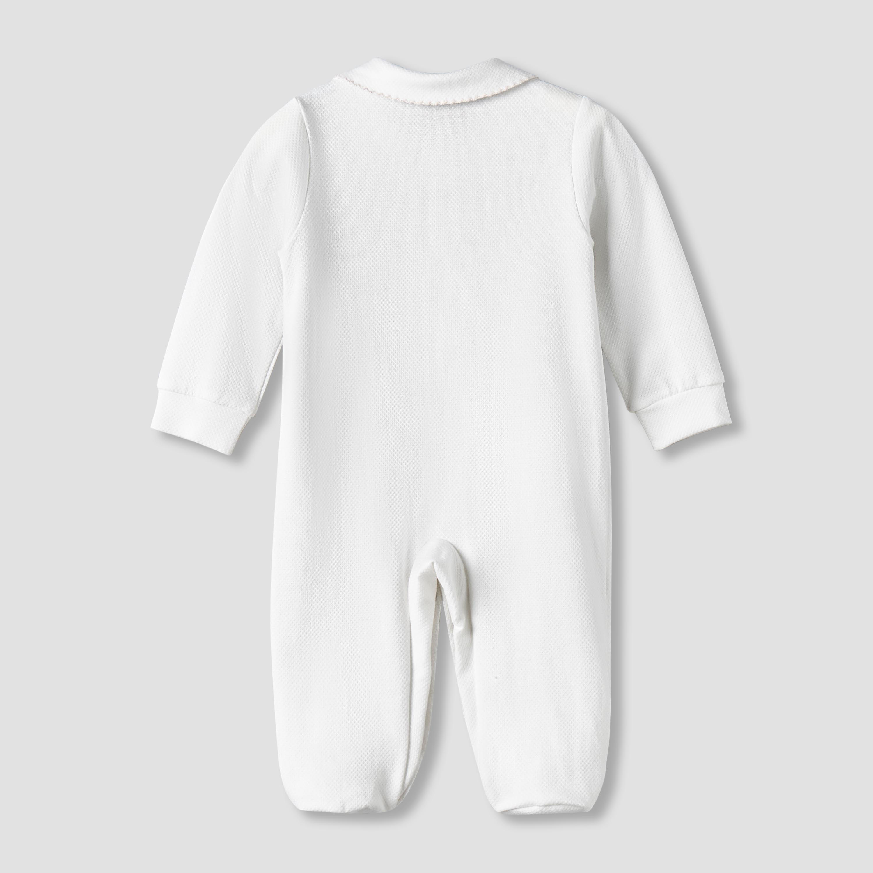 Giggles Cotton Collared Long Sleeves Sleepsuit with Snap Button Closure-baby-girls-clothing-nightwear-sleepsuits-image-3
