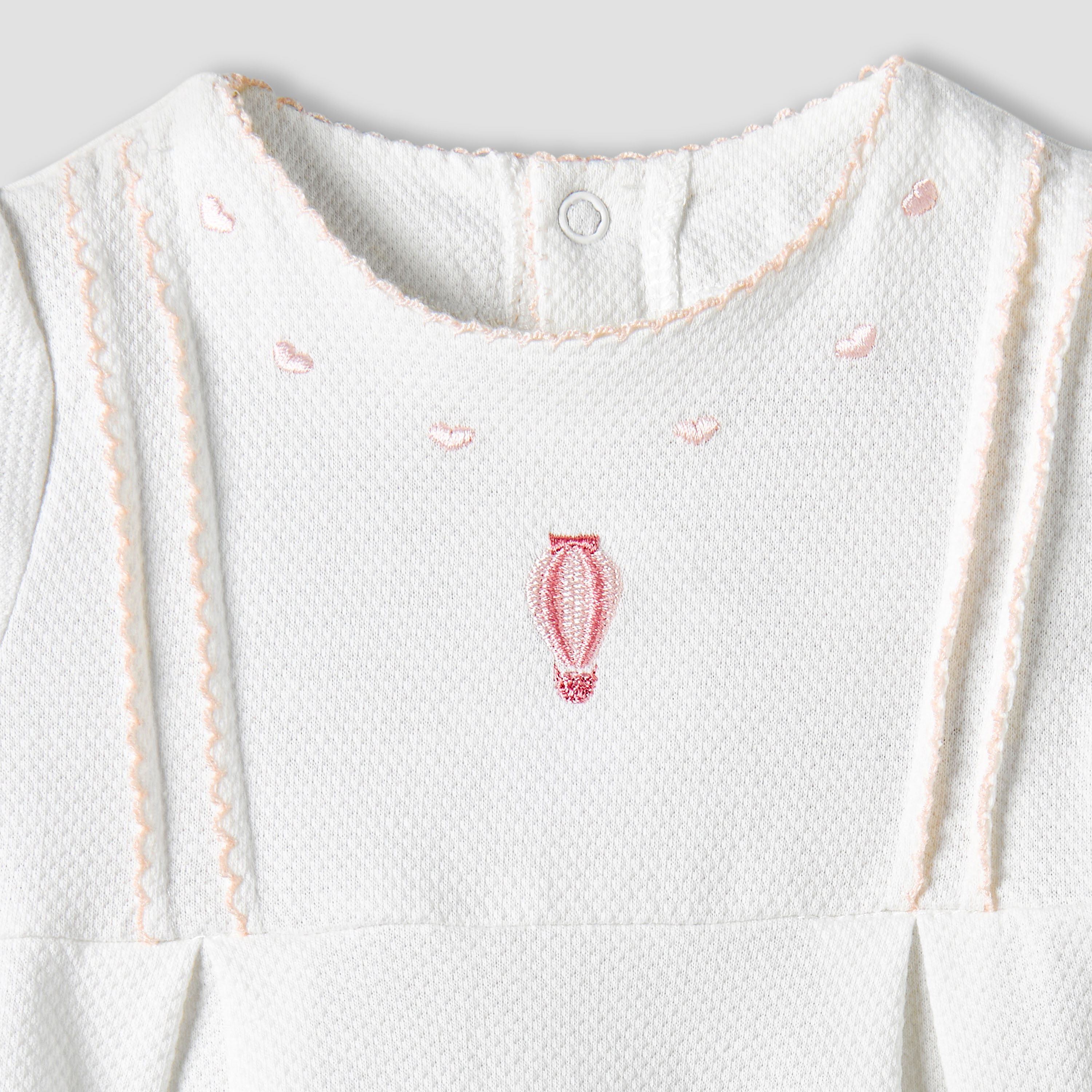 Giggles Round Neck Short Sleeves A-line Dress with Embroidery-baby-girls-clothing-dressesandjumpsuits-image-4