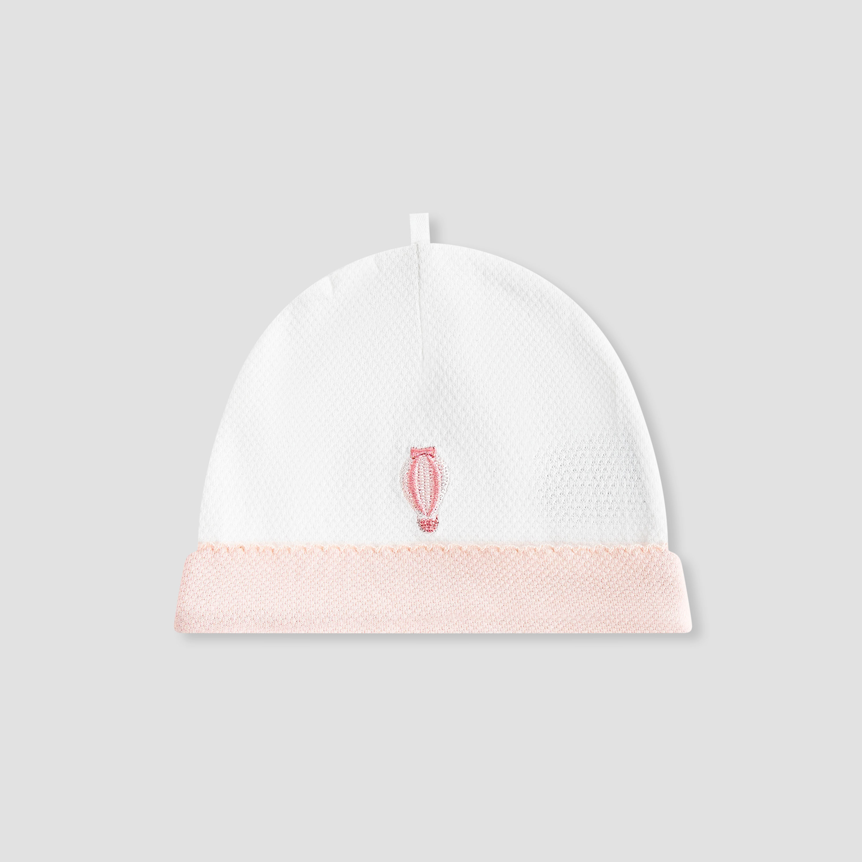 Giggles Cap with Hot Air Balloon Embroidery-baby-girls-accessories-caps-image-1