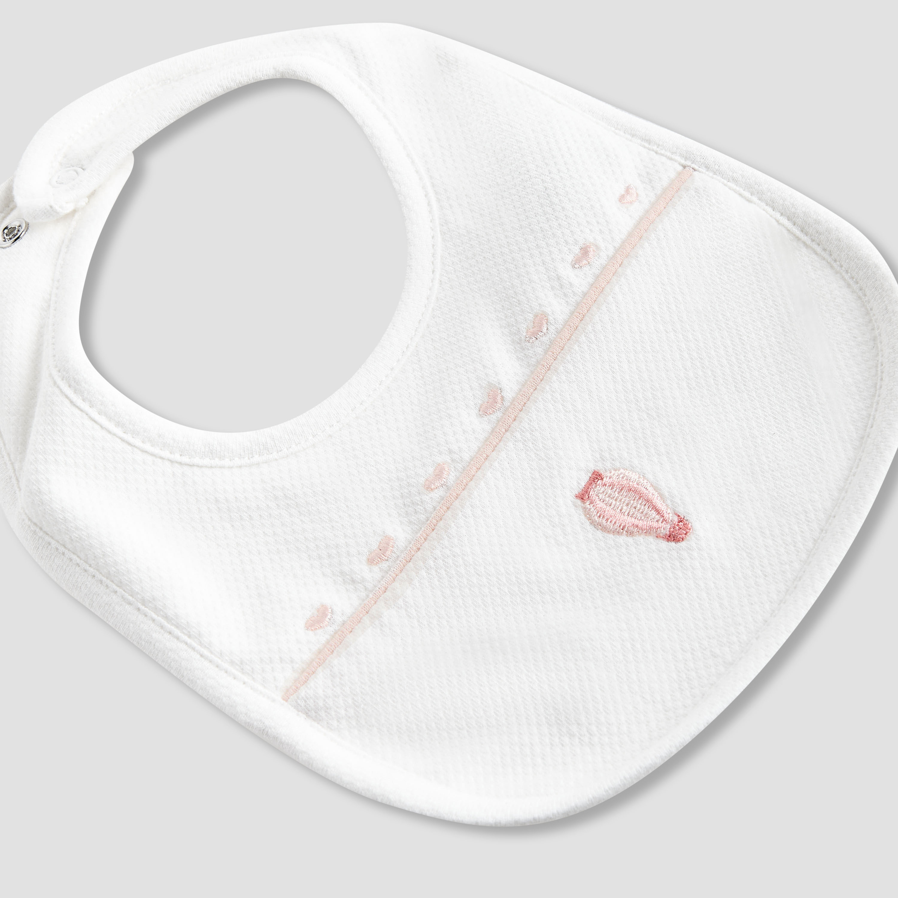 Giggles Baby Bib with Snap Button-baby-feeding-bibs-image-3