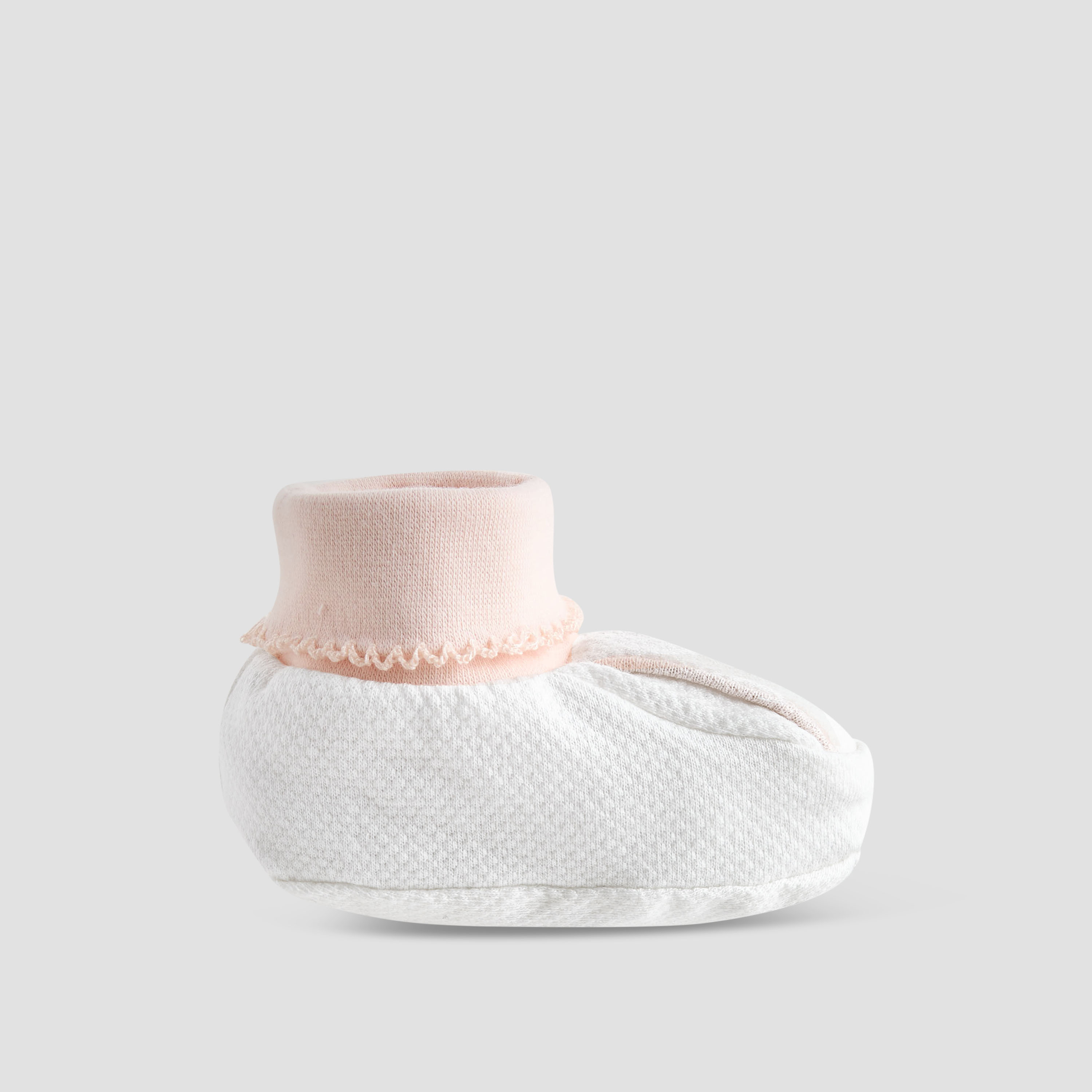 Giggles Booties with Textured Cuff-baby-girls-shoes-booties-image-3