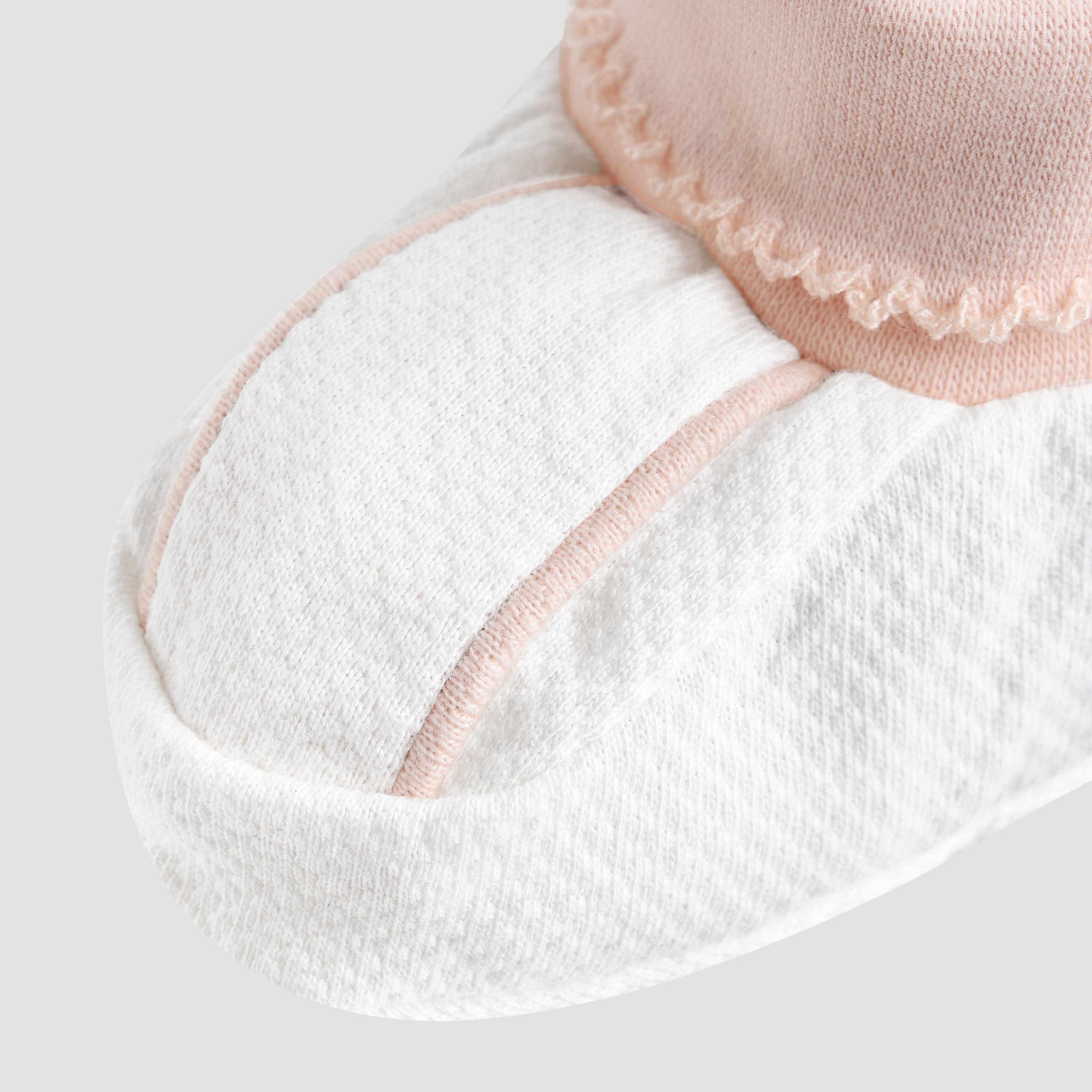Giggles Booties with Textured Cuff-baby-girls-shoes-booties-image-4