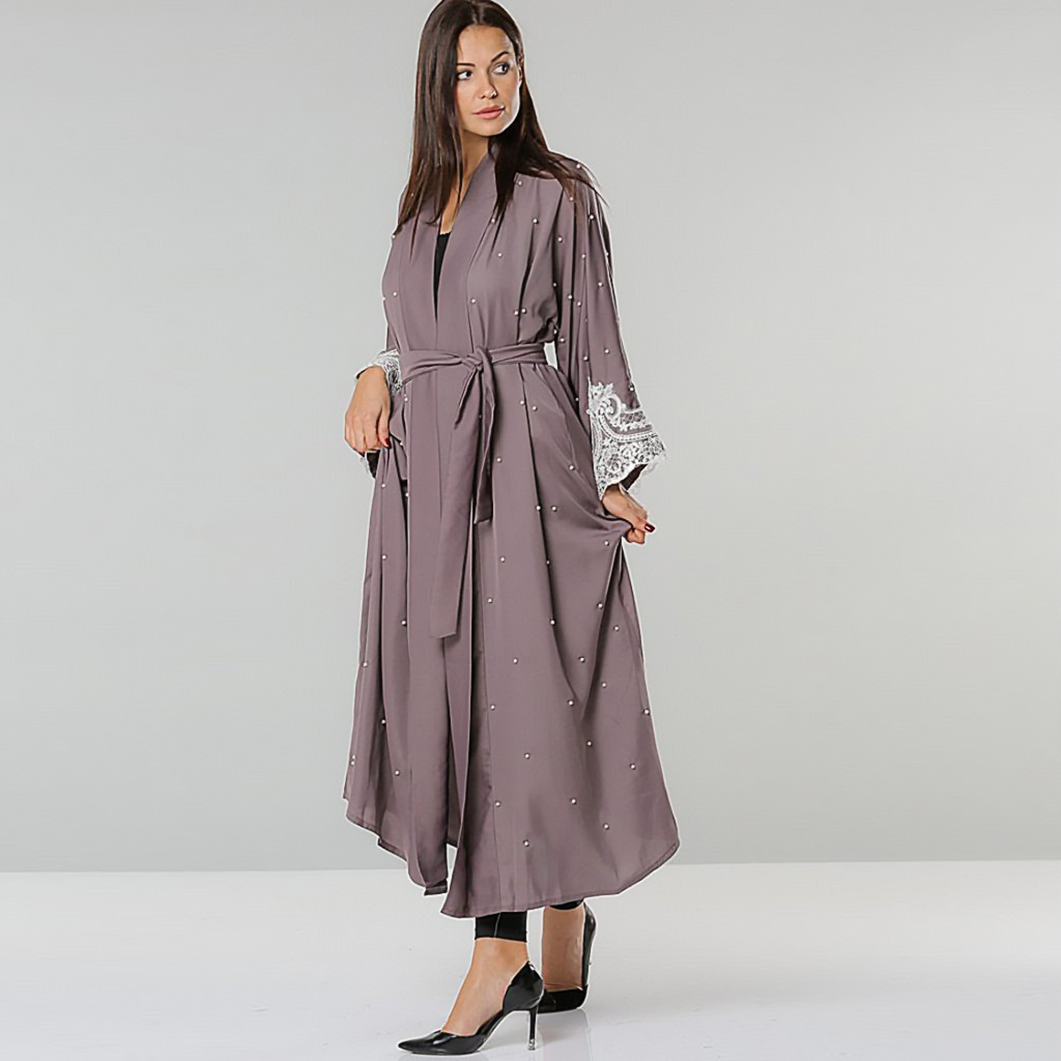 نخبه عباية نسائية باللون البنفسجي-women-arabicclothing-abayas-image-2