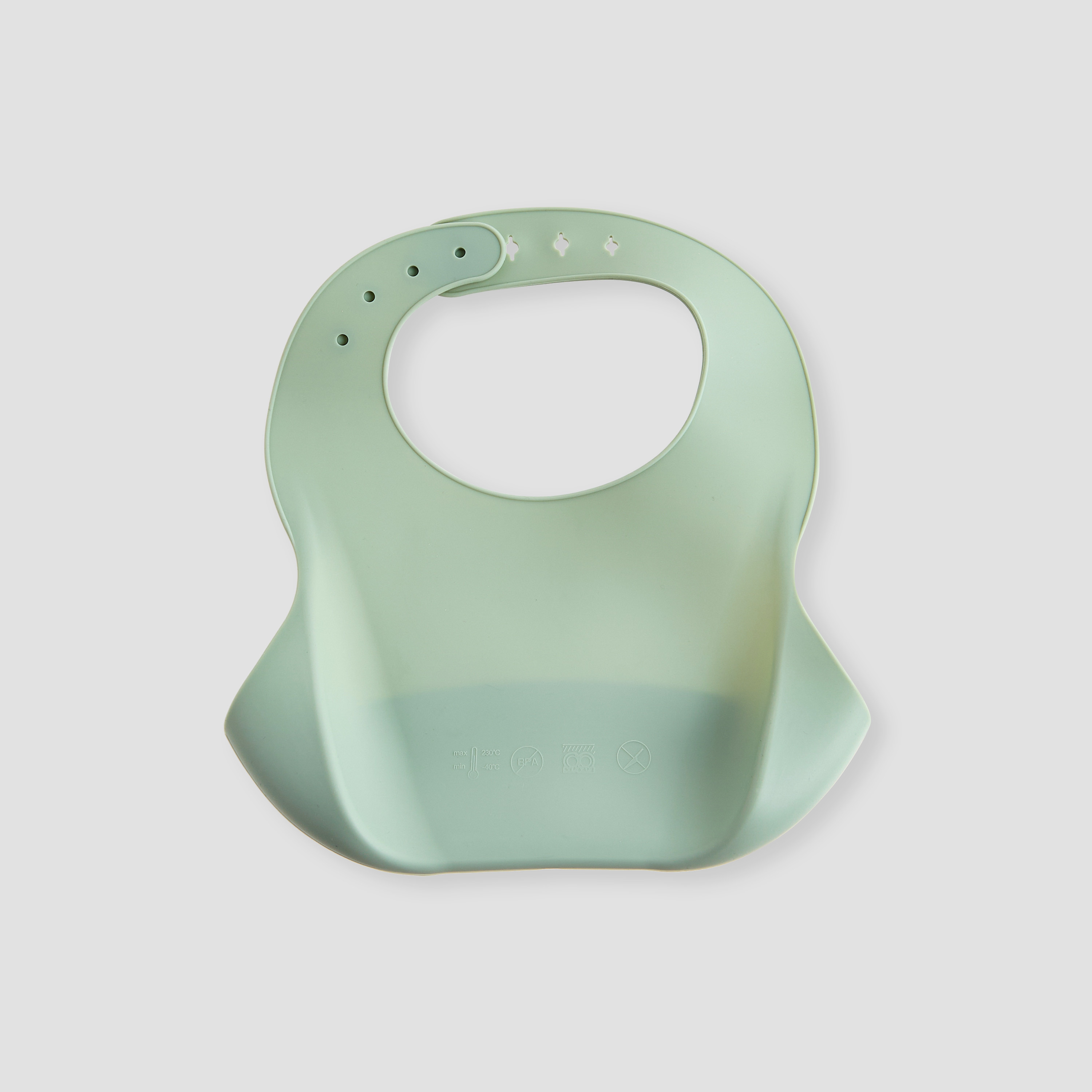 طقم عضاضة ومريلة سيليكون 3 قطع من جونيورز-baby-feeding-bibs-image-4