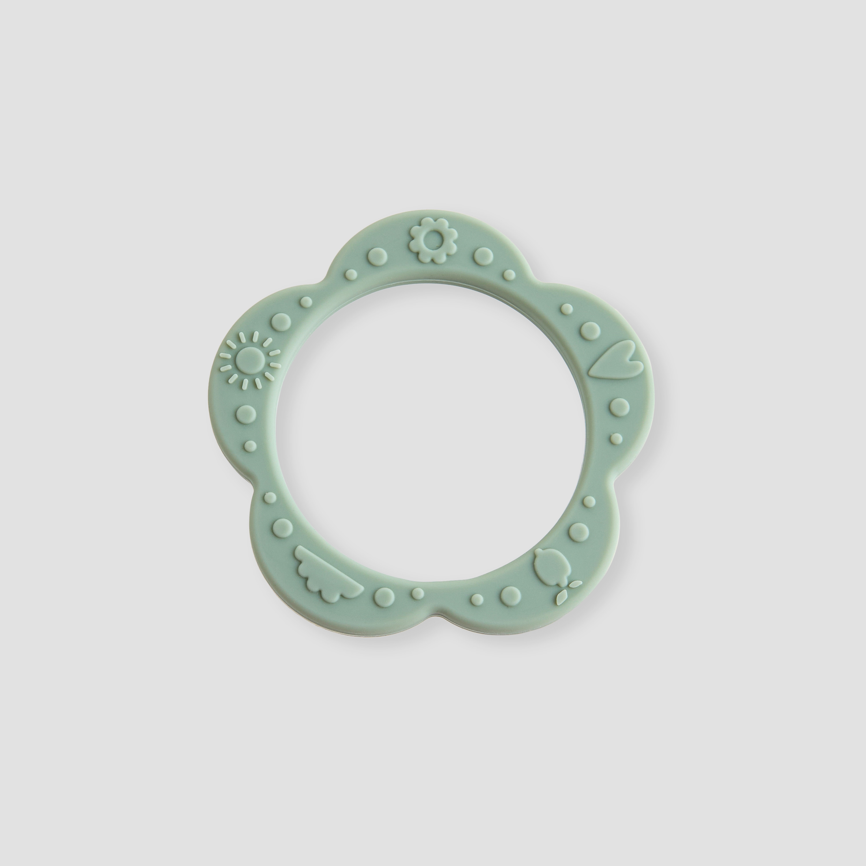 طقم عضاضة ومريلة سيليكون 3 قطع من جونيورز-baby-feeding-bibs-image-3