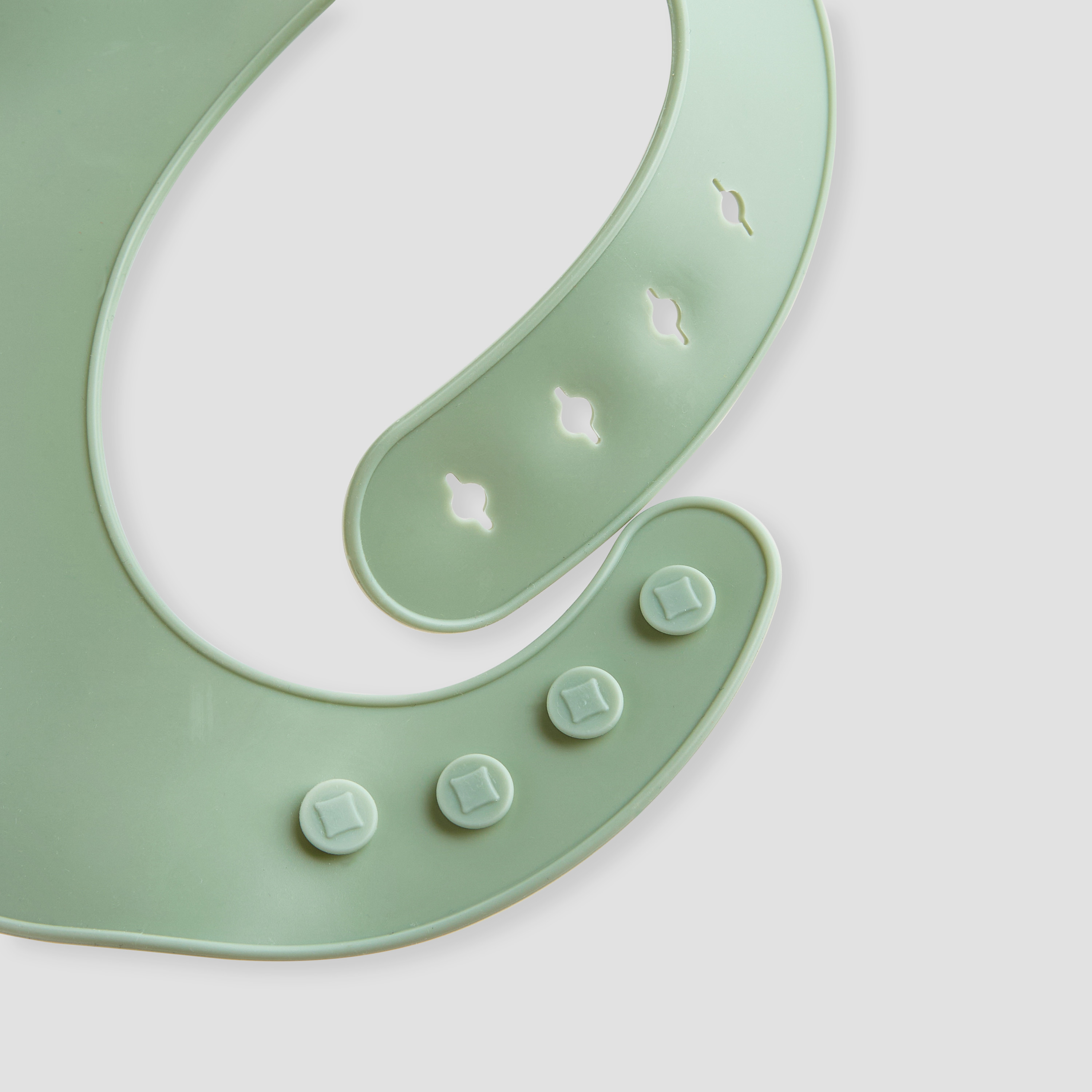 طقم عضاضة ومريلة سيليكون 3 قطع من جونيورز-baby-feeding-bibs-image-1