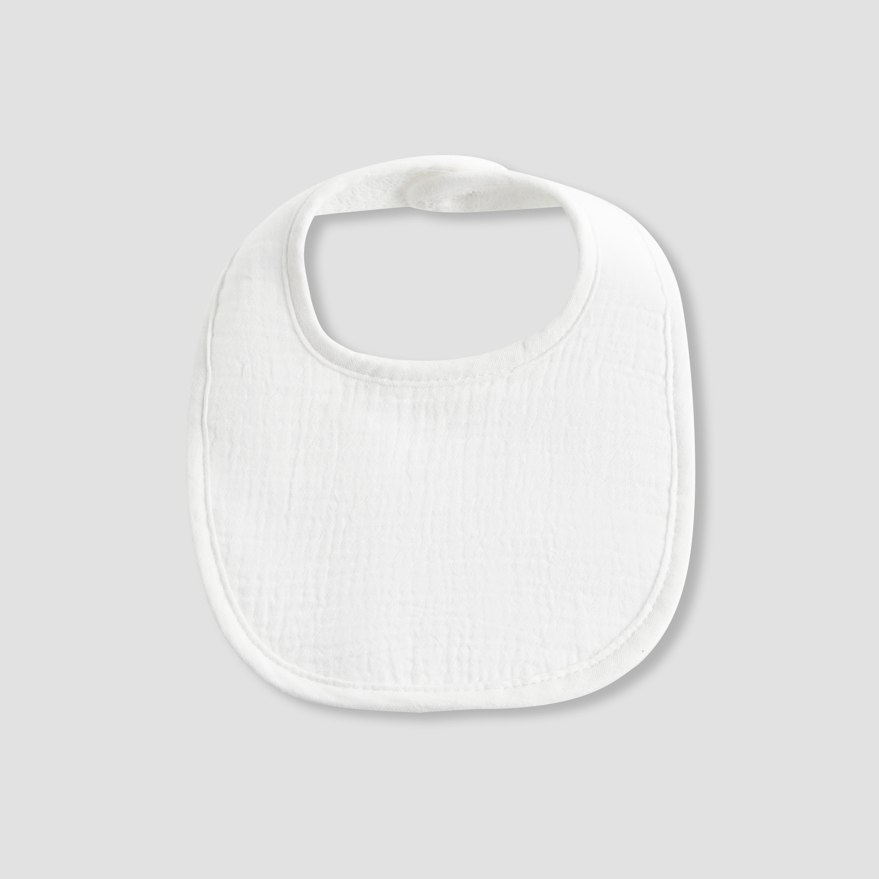 Giggles Baby Bib with Snap Button Closure - Cotton - 2-Piece Set-baby-feeding-bibs-image-2