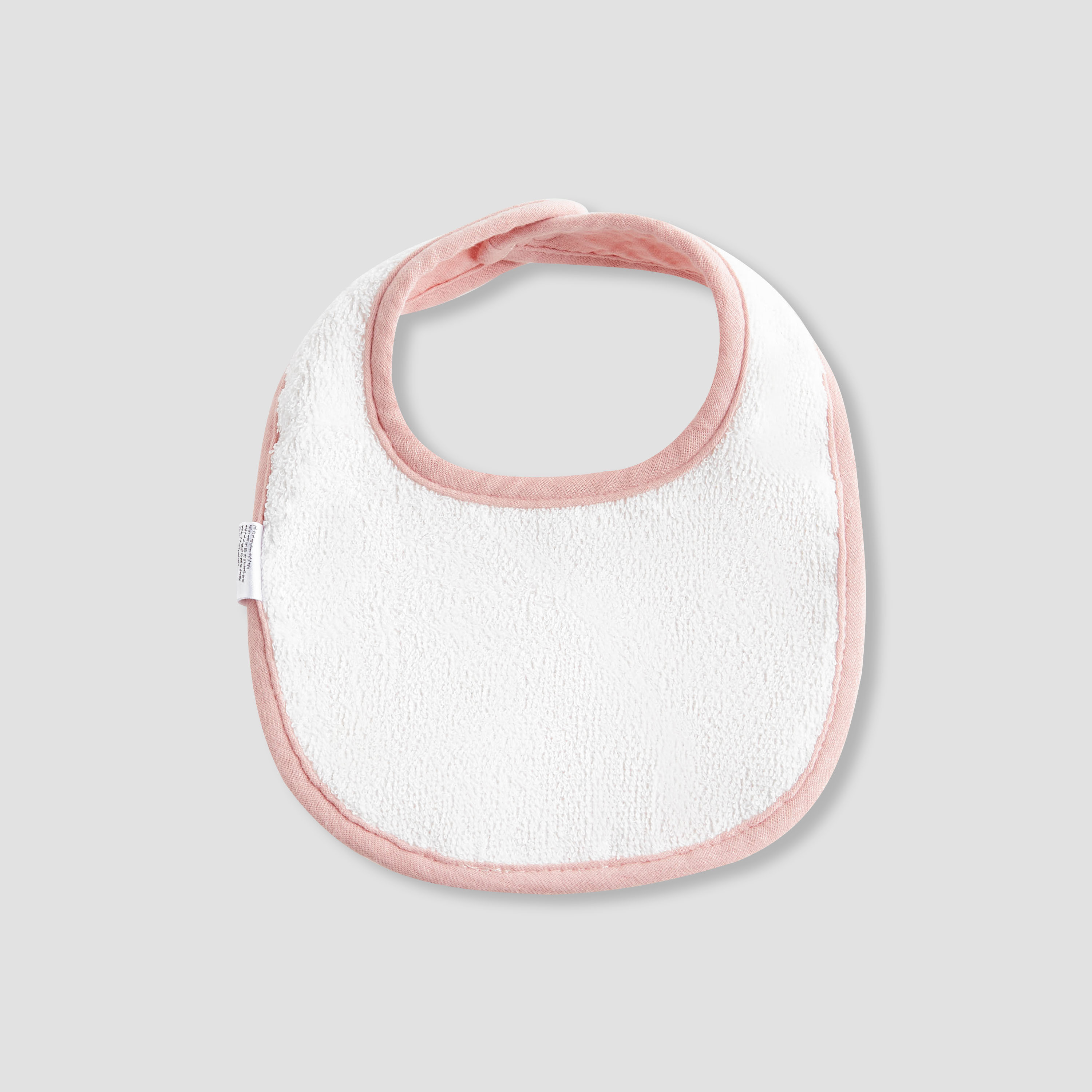 Giggles Baby Bib with Snap Button Closure - Cotton - 2-Piece Set-baby-feeding-bibs-image-4