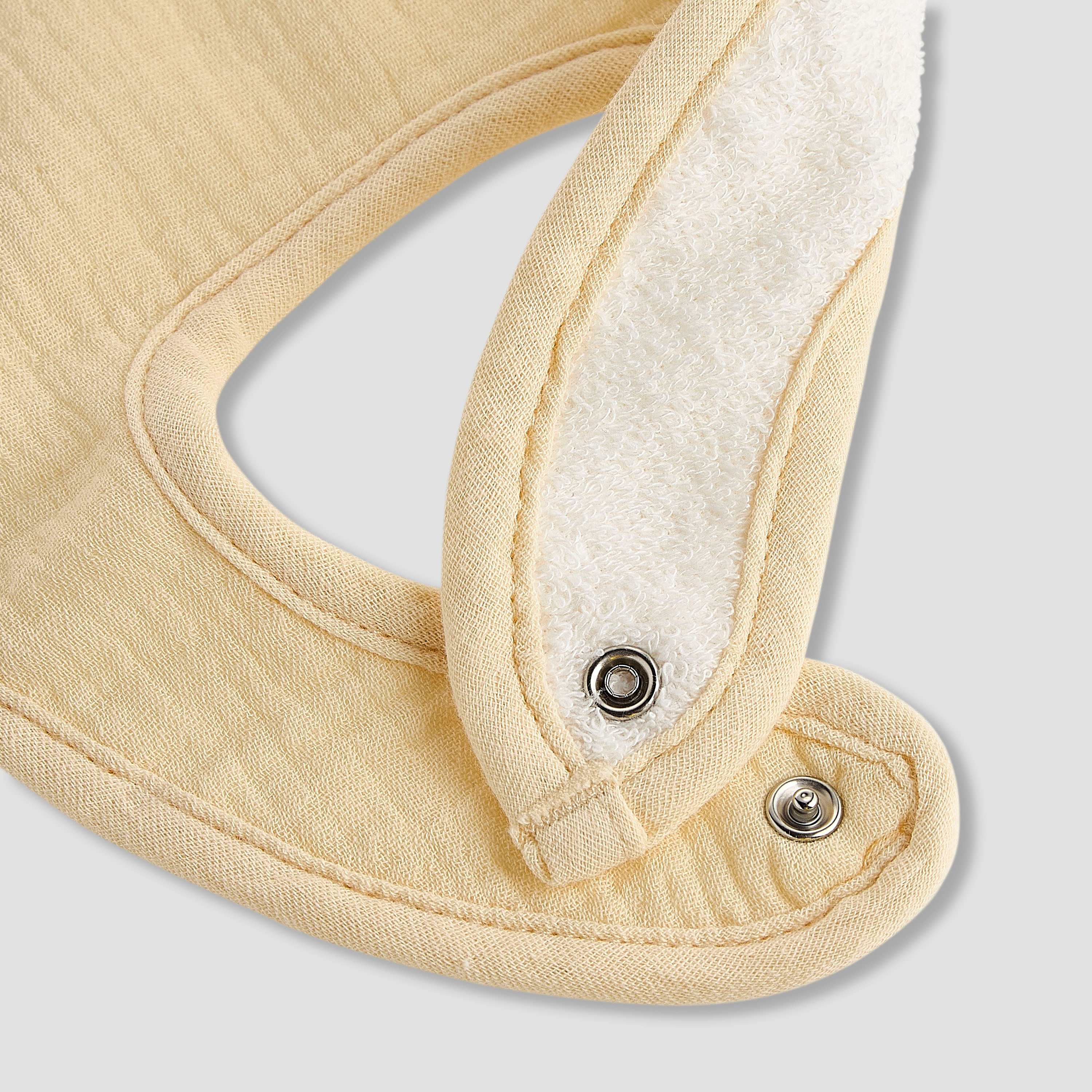 Pack of 2 Giggles Baby Bib with Snap Button Closure-baby-feeding-bibs-image-6