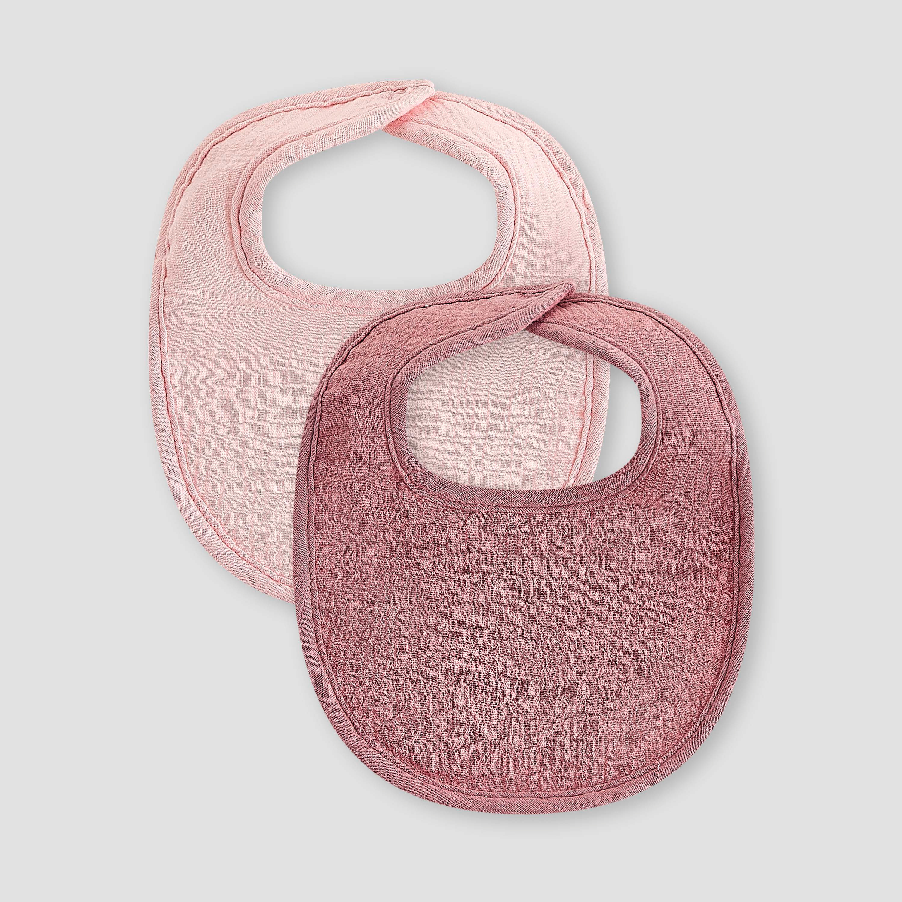 Pack of 2 Giggles Baby Bib with Snap Button Closure-baby-feeding-bibs-image-1