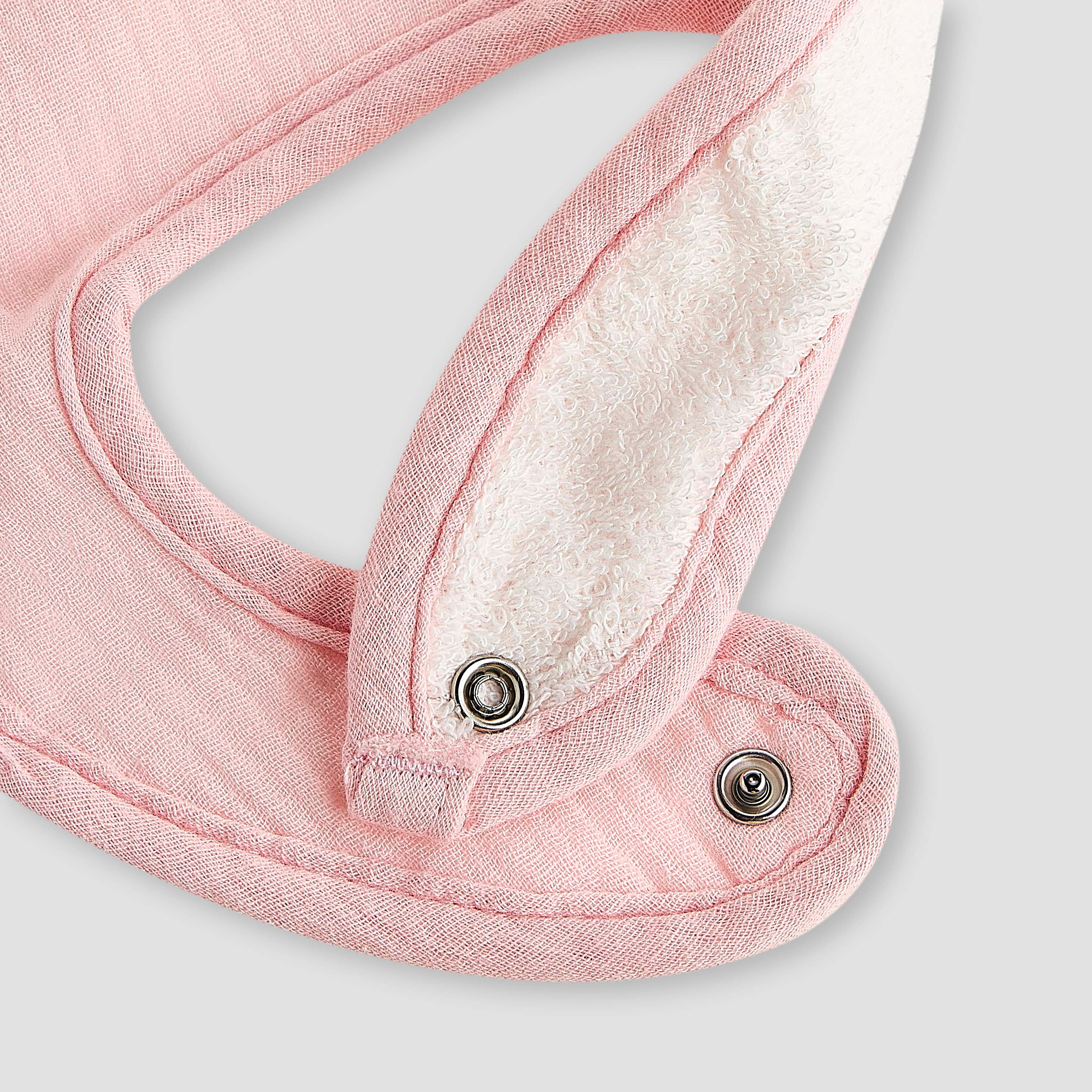 Pack of 2 Giggles Baby Bib with Snap Button Closure-baby-feeding-bibs-image-6
