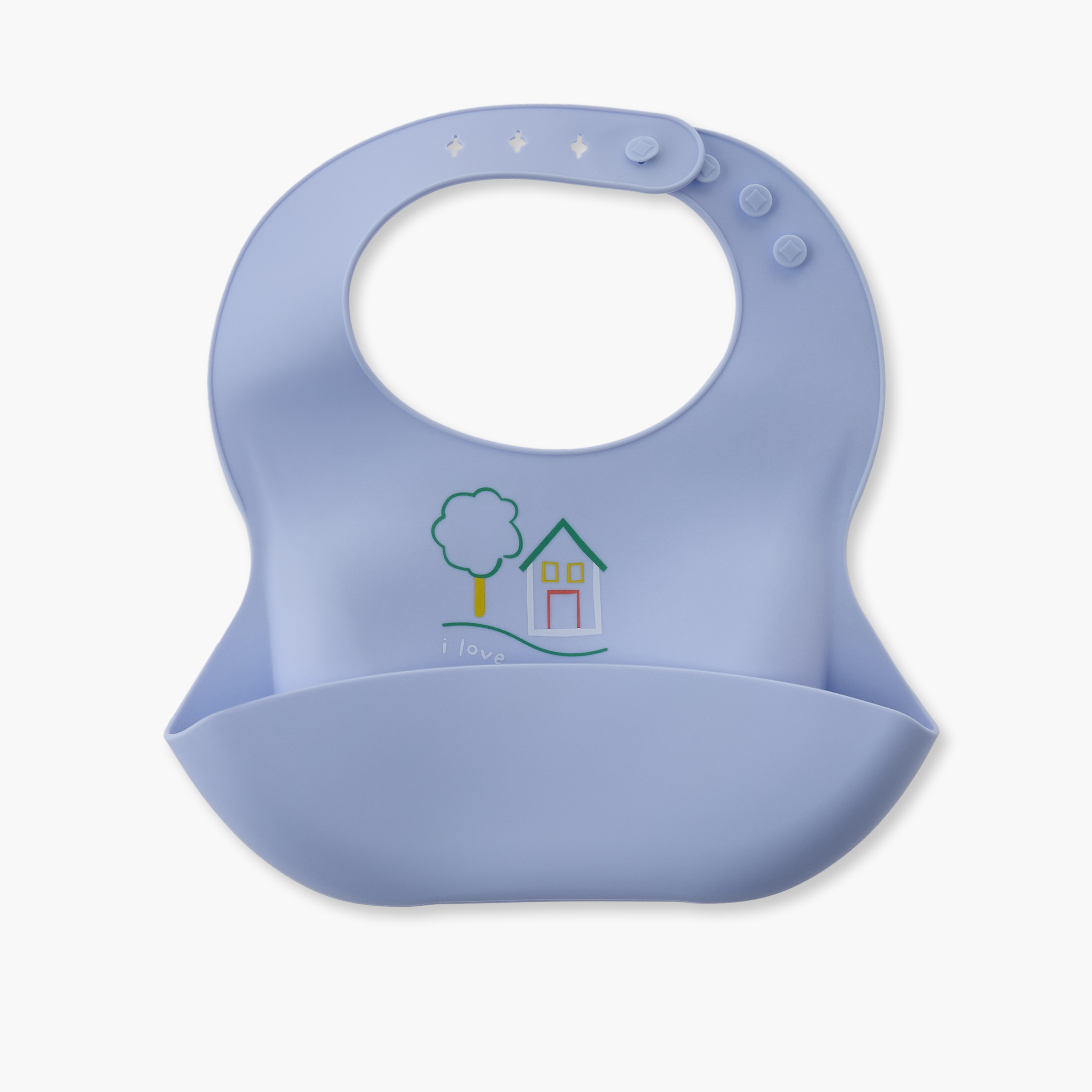 طقم من 2 - مريول أطفال جونيورز مع جيب لالتقاط بقايا الطعام-baby-feeding-bibs-image-2