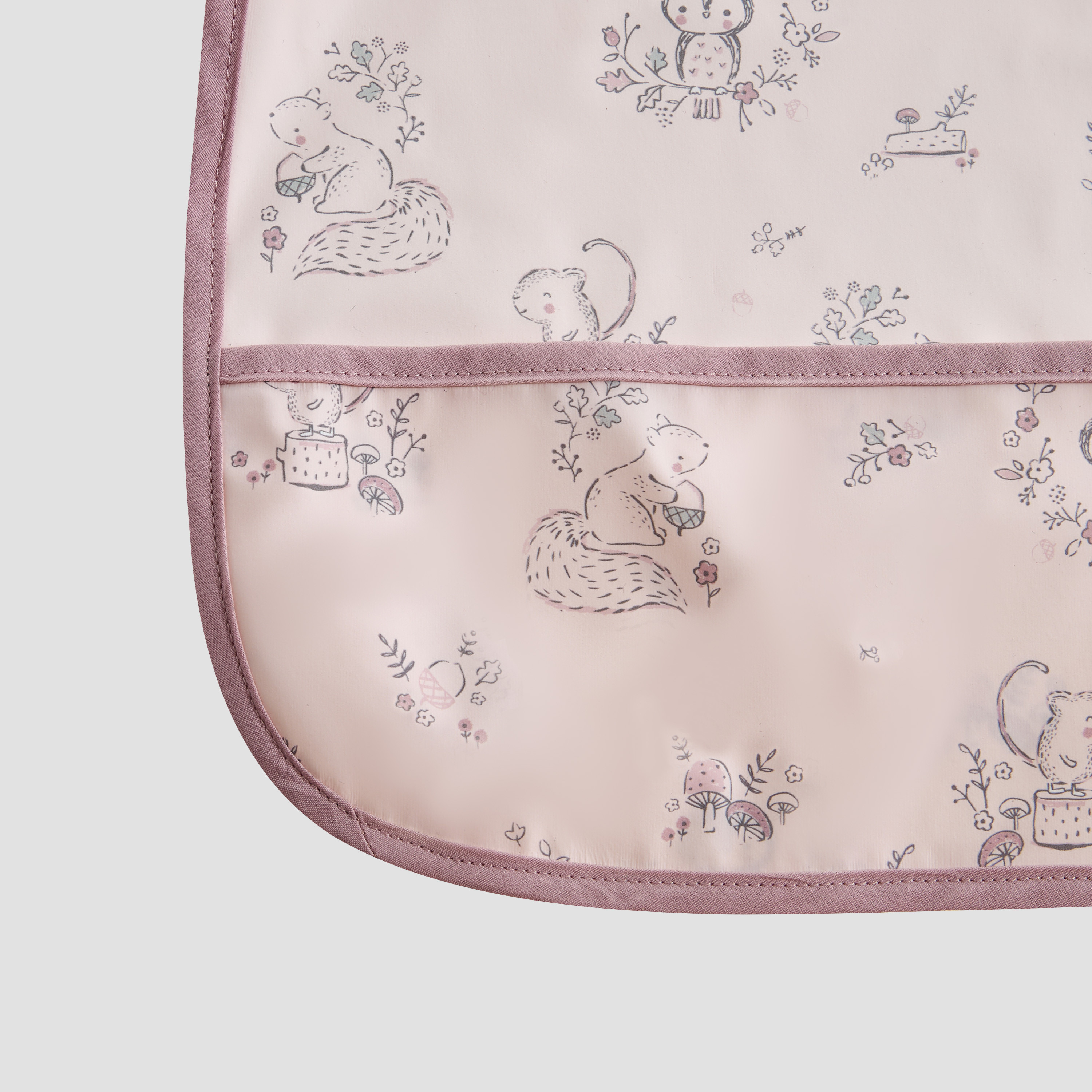 مريلة مئز بطبعات وودلاند بأكمام طويلة من جونيورز-baby-feeding-bibs-image-3