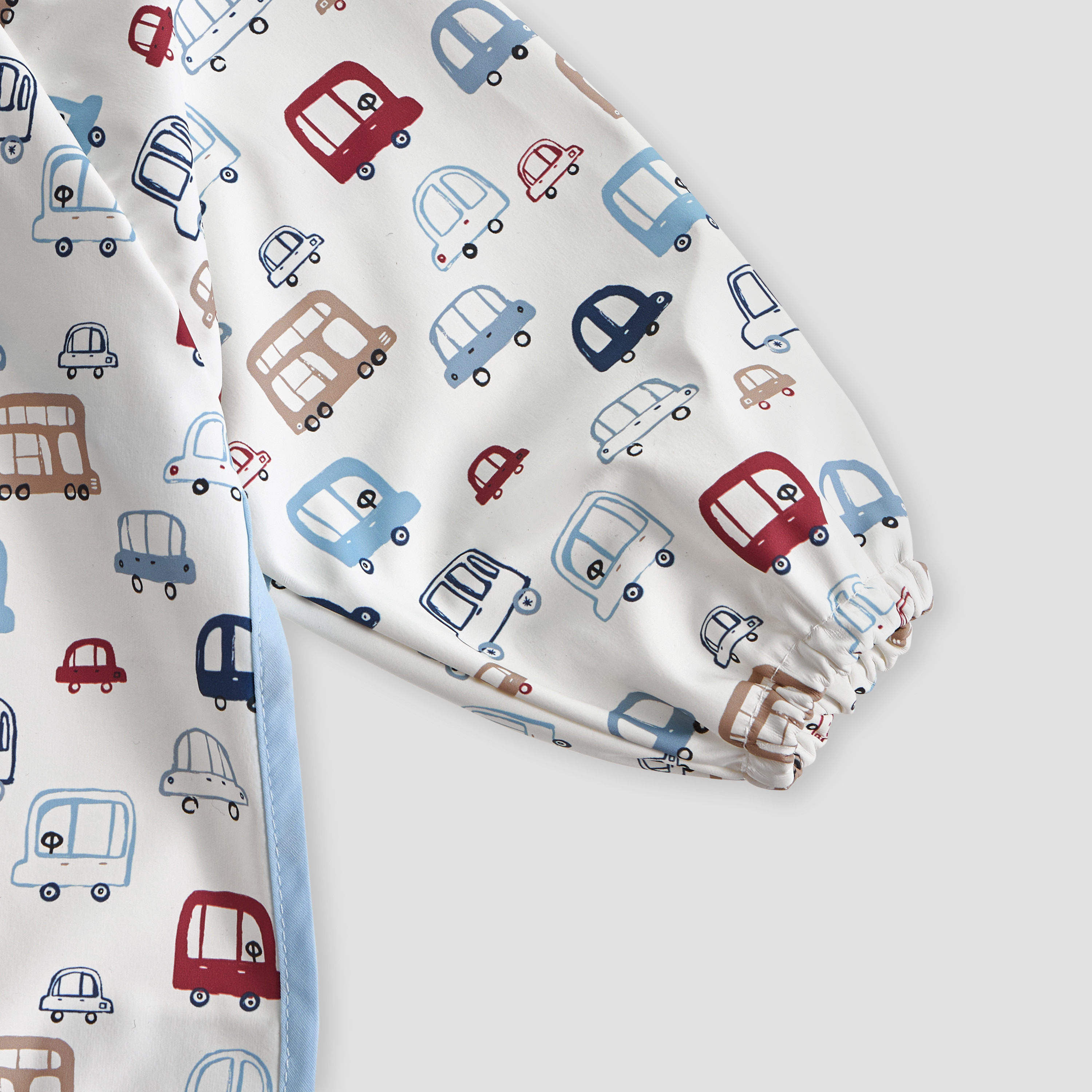مريلة مئزر بطبعات سيارات بأكمام طويلة من جونيورز-baby-feeding-bibs-image-5