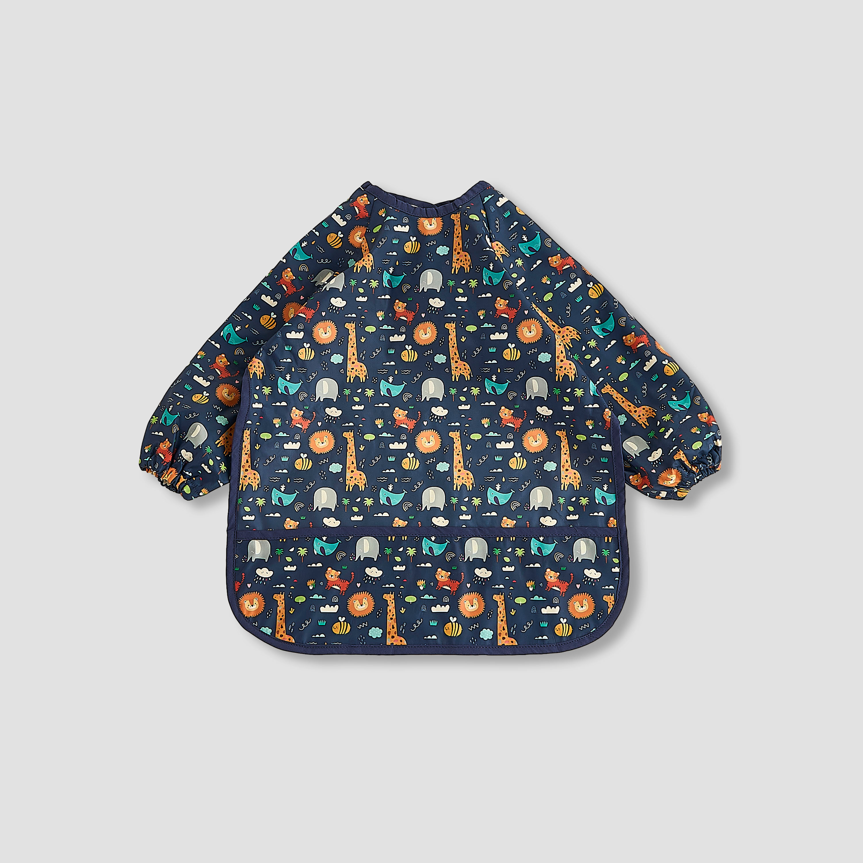 Juniors Baby Bib with Animal Print-baby-feeding-bibs-image-1