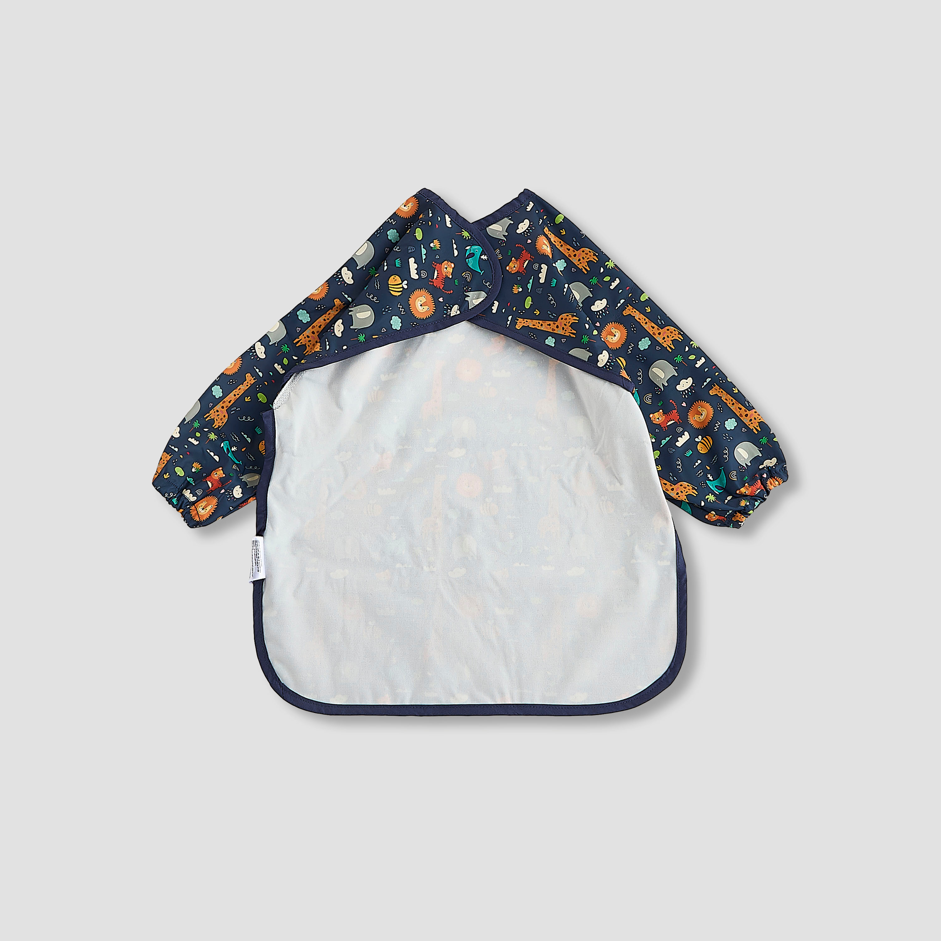 Juniors Baby Bib with Animal Print-baby-feeding-bibs-image-2