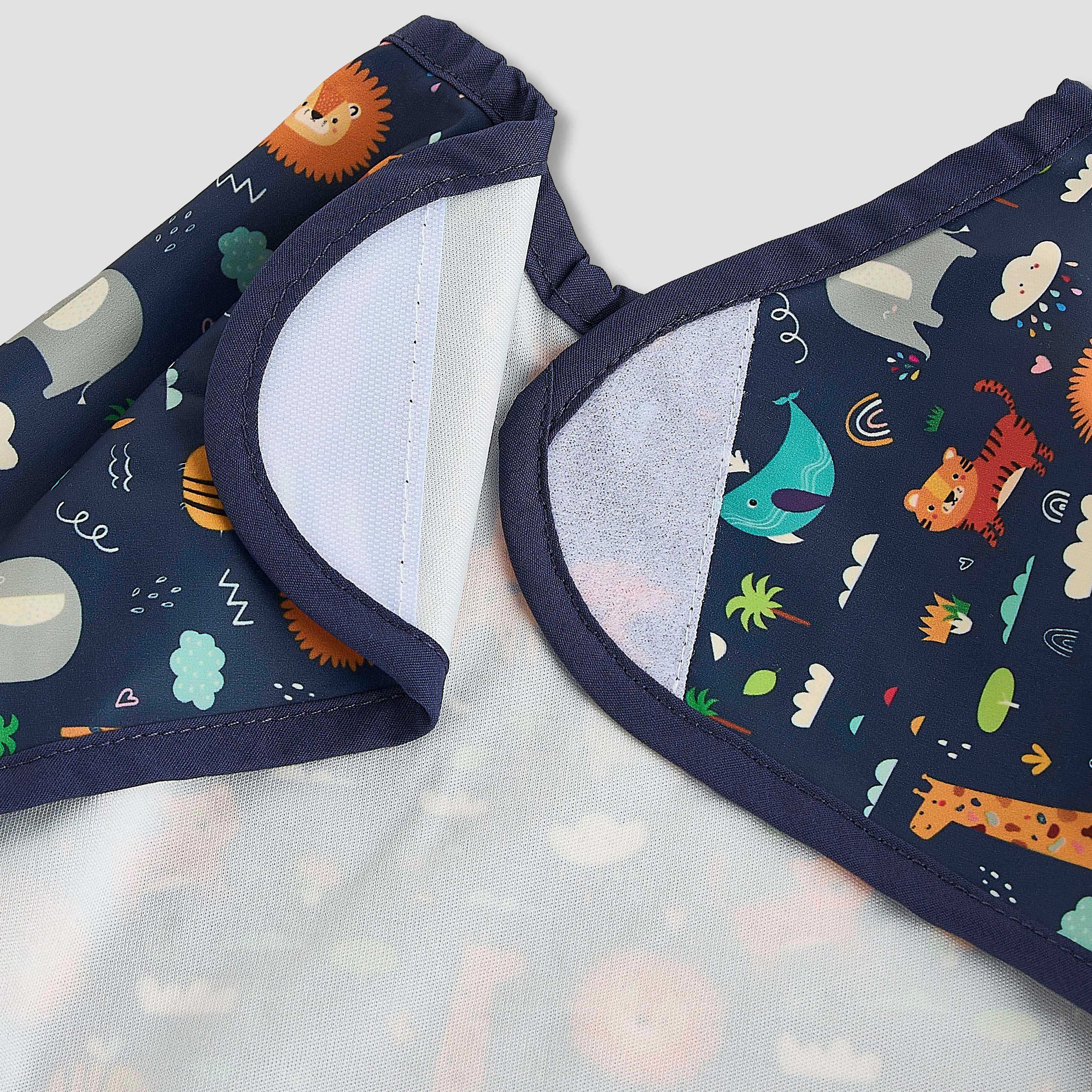 Juniors Baby Bib with Animal Print-baby-feeding-bibs-image-6
