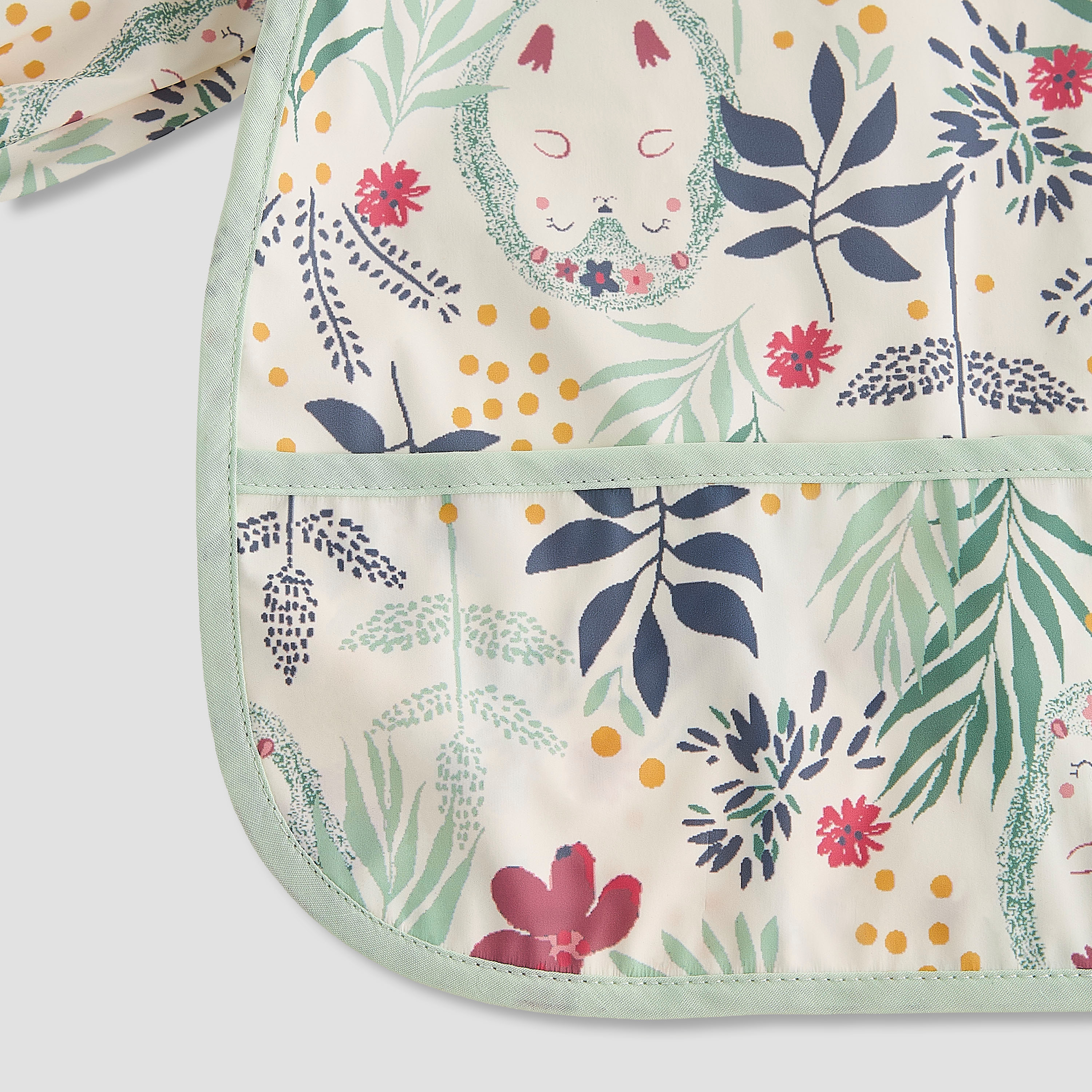 Juniors Baby Bib with Floral Print-baby-feeding-bibs-image-5