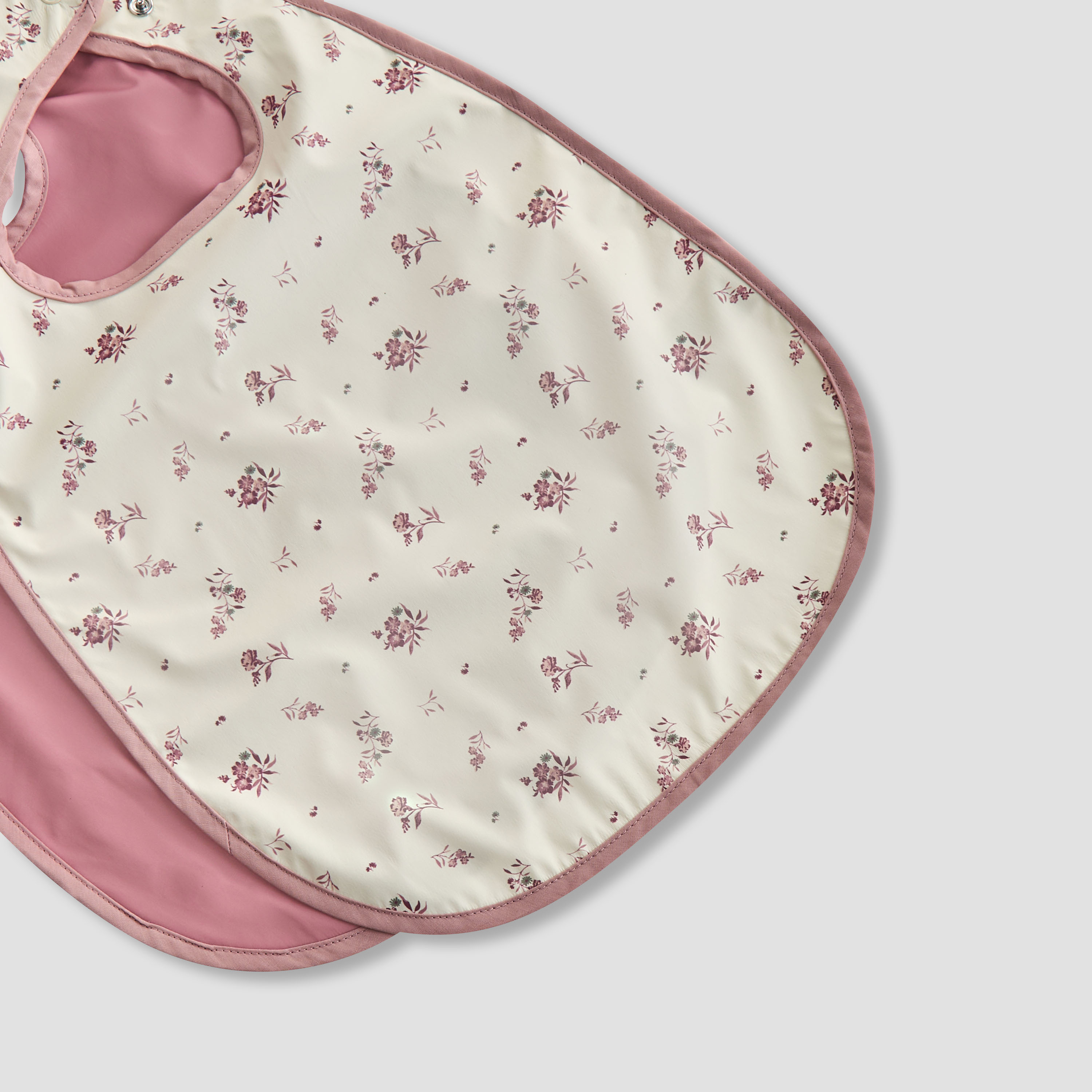 Juniors Assorted Baby Bib with Button Closure- Set of 2-baby-feeding-bibs-image-5