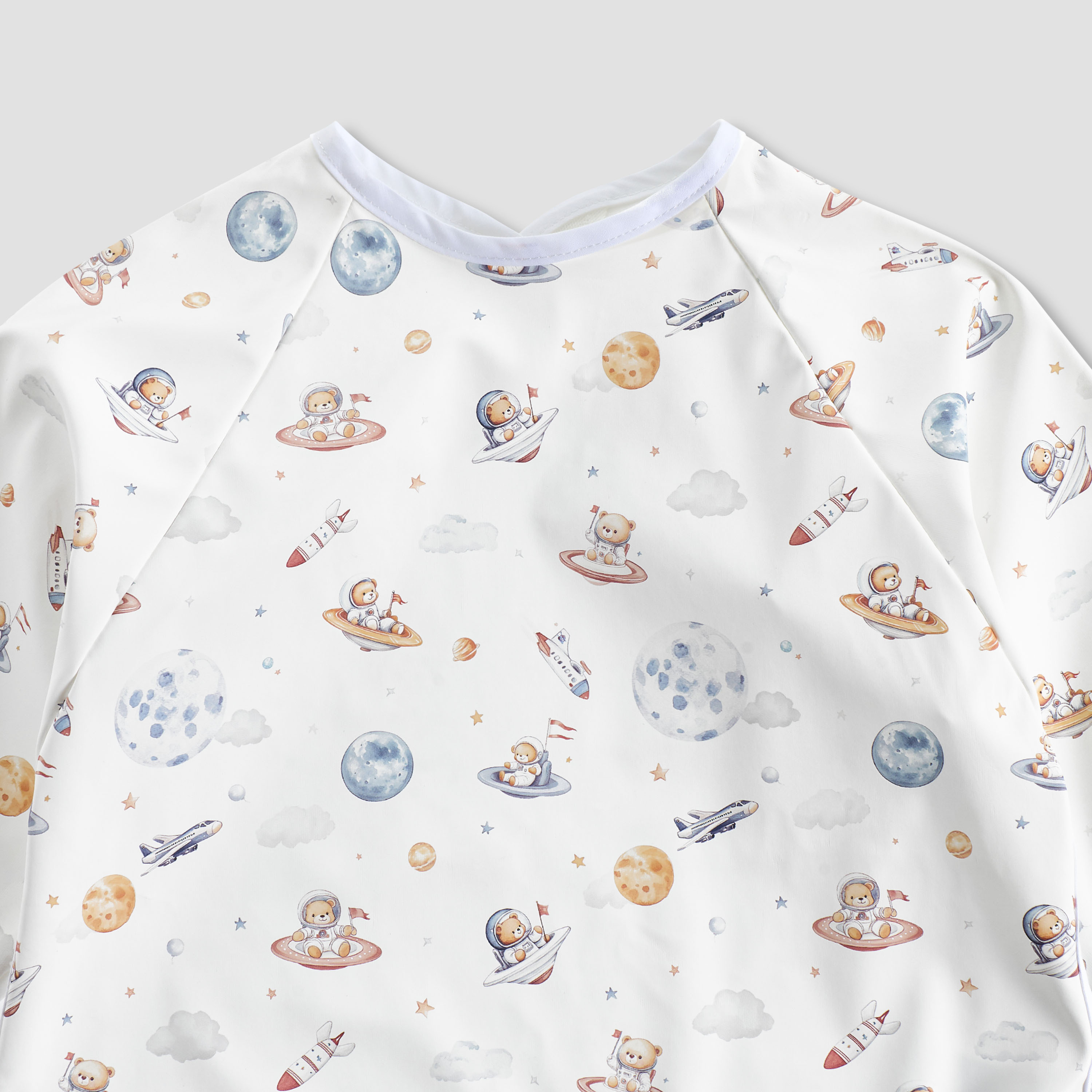 مريلة أطفال بشريط إغلاق لاصق من جونيورز-baby-feeding-bibs-image-3