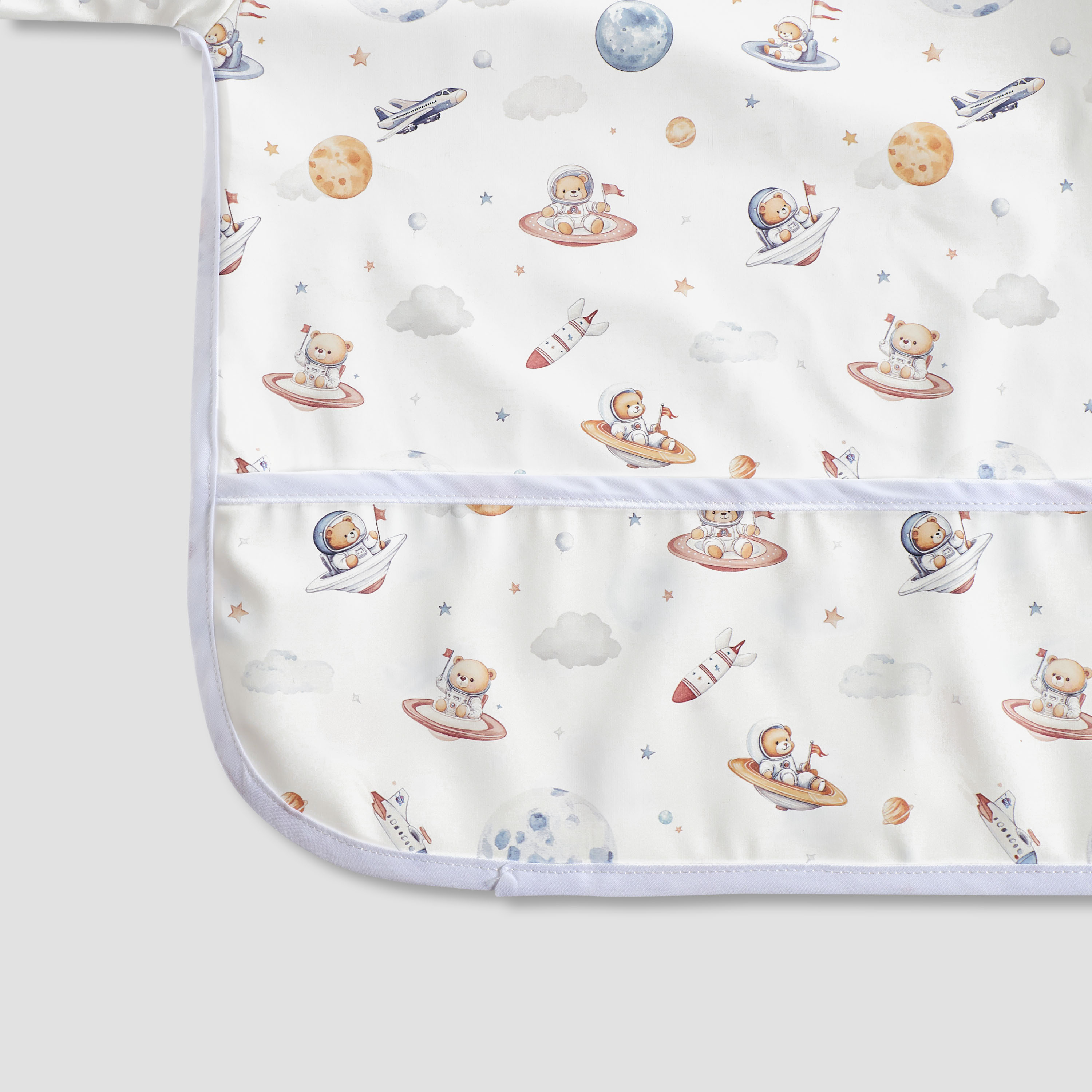 مريلة أطفال بشريط إغلاق لاصق من جونيورز-baby-feeding-bibs-image-5