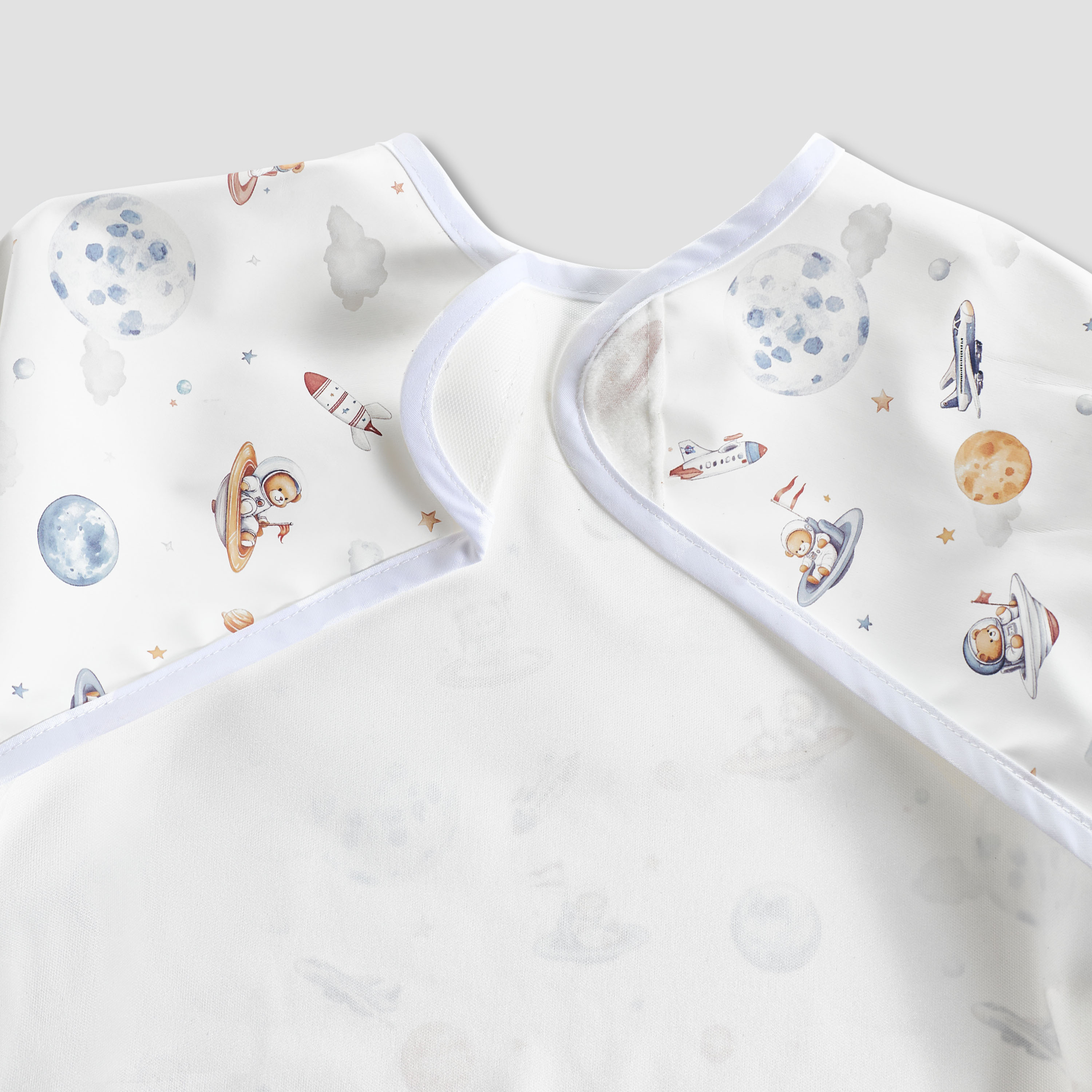 مريلة أطفال بشريط إغلاق لاصق من جونيورز-baby-feeding-bibs-image-6