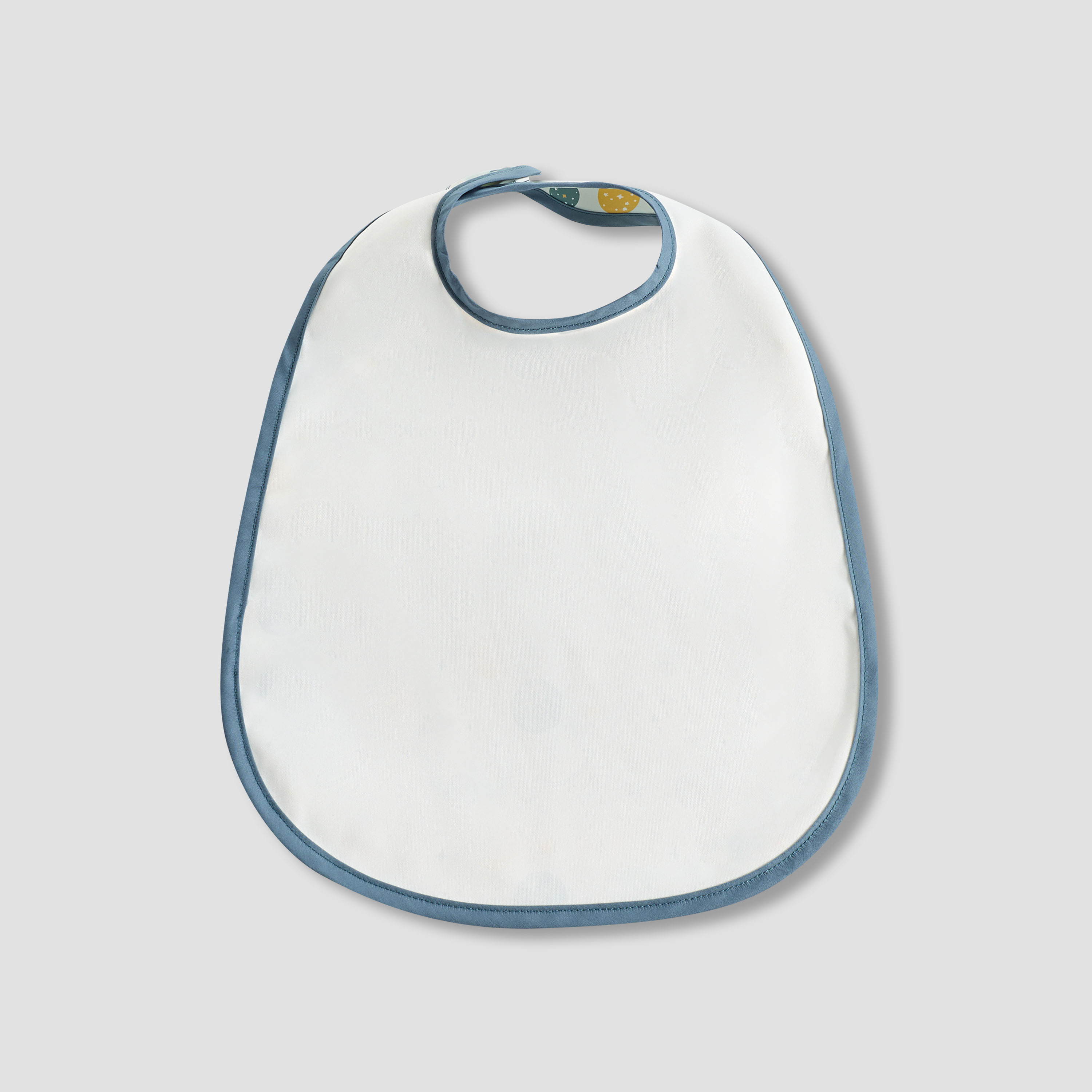 Pack of 2 Juniors Baby Bib with Snap Button Closure-baby-feeding-bibs-image-4