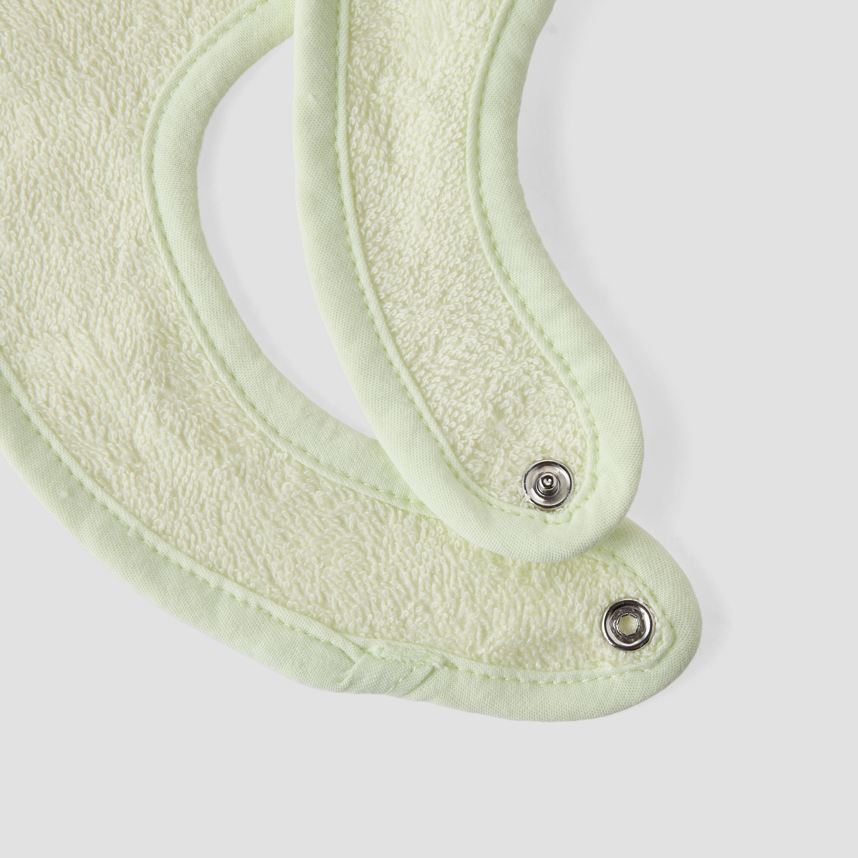 Pack of 10 Juniors Baby Bib with Snap Button Closure-baby-feeding-bibs-image-2