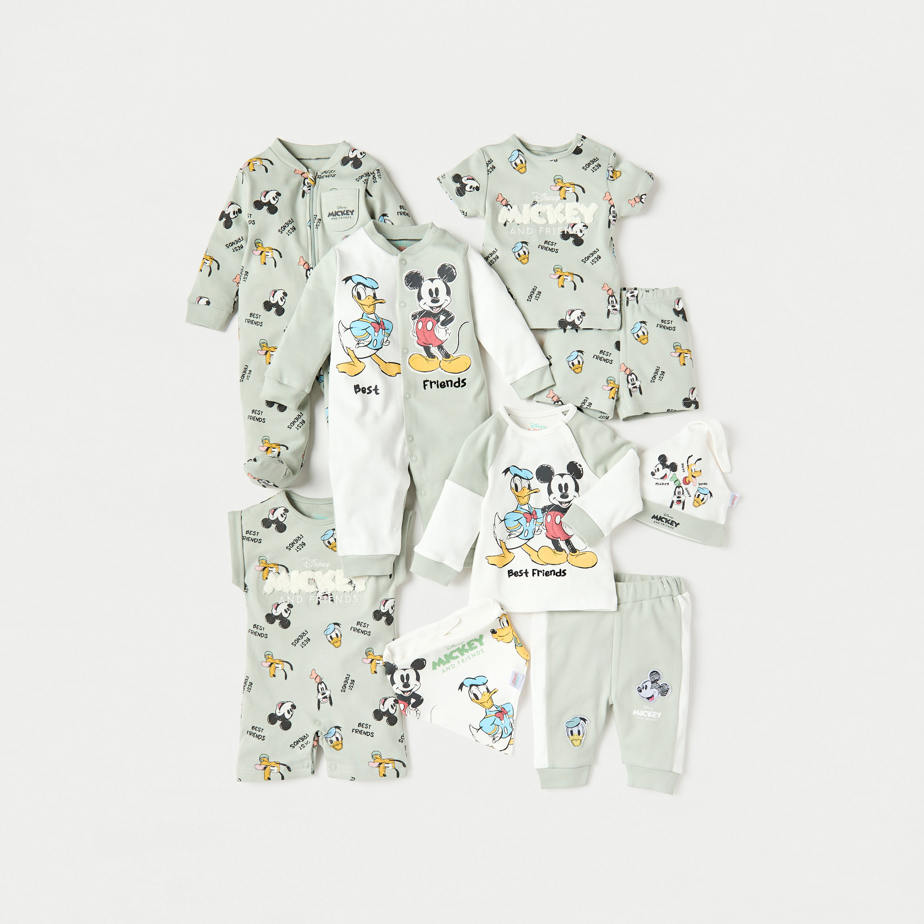 Disney Mickey Mouse and Friends Print Bib-baby-feeding-bibs-image-4