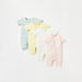 Juniors Solid Romper with Short Sleeves and Zip Closure - Set of 4-Rompers%2C Dungarees and Jumpsuits-thumbnail-0
