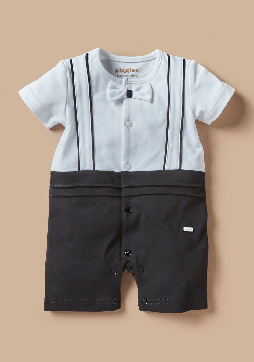 Giggles Bow Accent Romper-Rompers%2C Dungarees and Jumpsuits-image-0