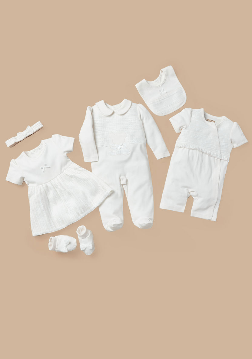 Giggles Ruffle Detail Romper with Button Closure-Rompers%2C Dungarees and Jumpsuits-image-4