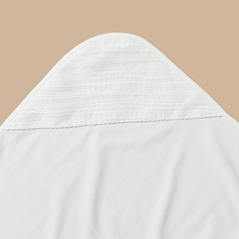 Giggles Hooded Receiving Blanket - 70x70 cm-Receiving Blankets-image-1