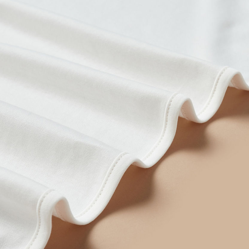 Giggles Hooded Receiving Blanket - 70x70 cm-Receiving Blankets-image-2