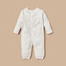 Giggles Lace Panel Detail Sleepsuit and Long Sleeves and Snap Button Closure-Sleepsuits-thumbnailMobile-2