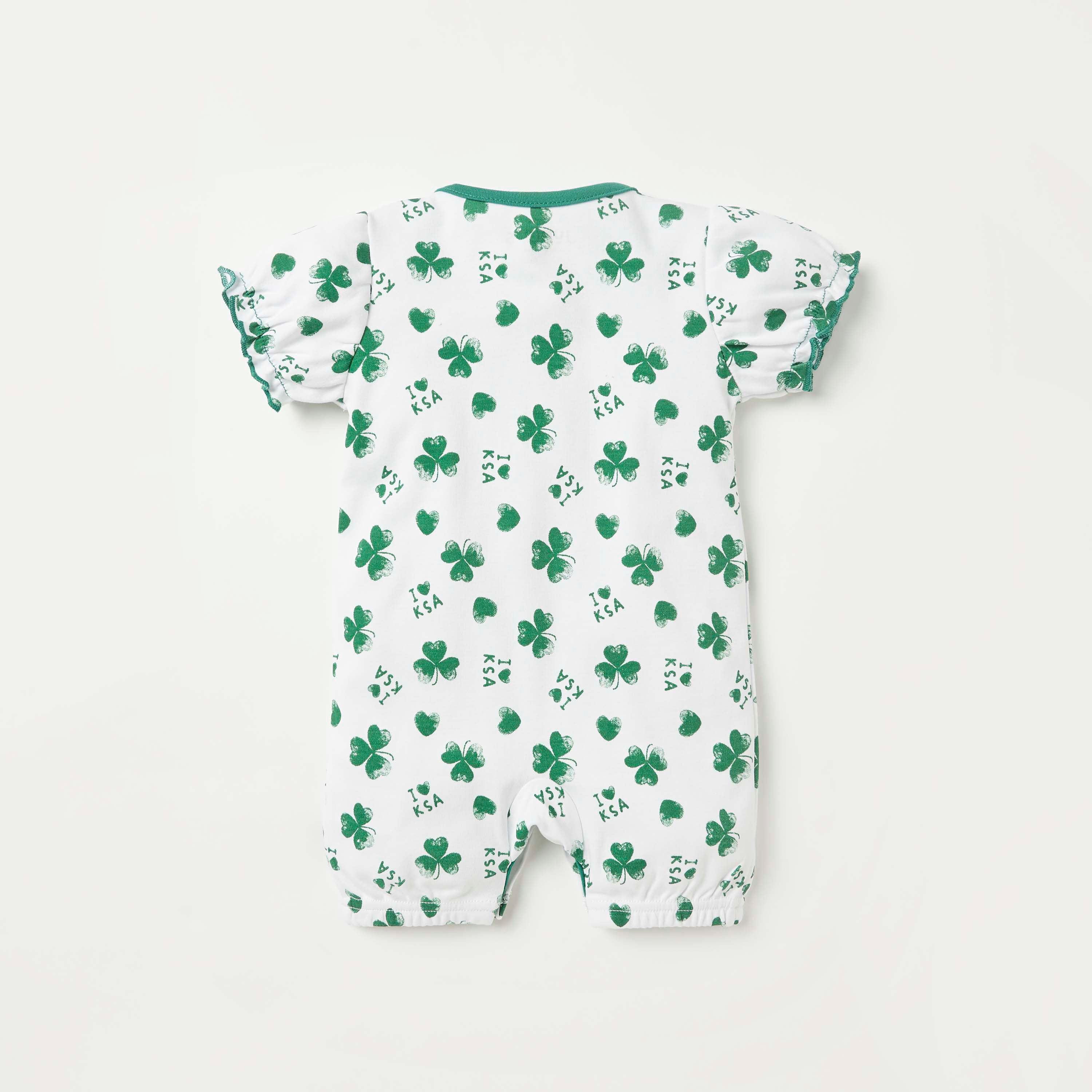 أفرول بكشكش وطبعات اليوم الوطني للمملكة العربية السعودية من جونيورز-baby-girls-clothing-rompers-image-4