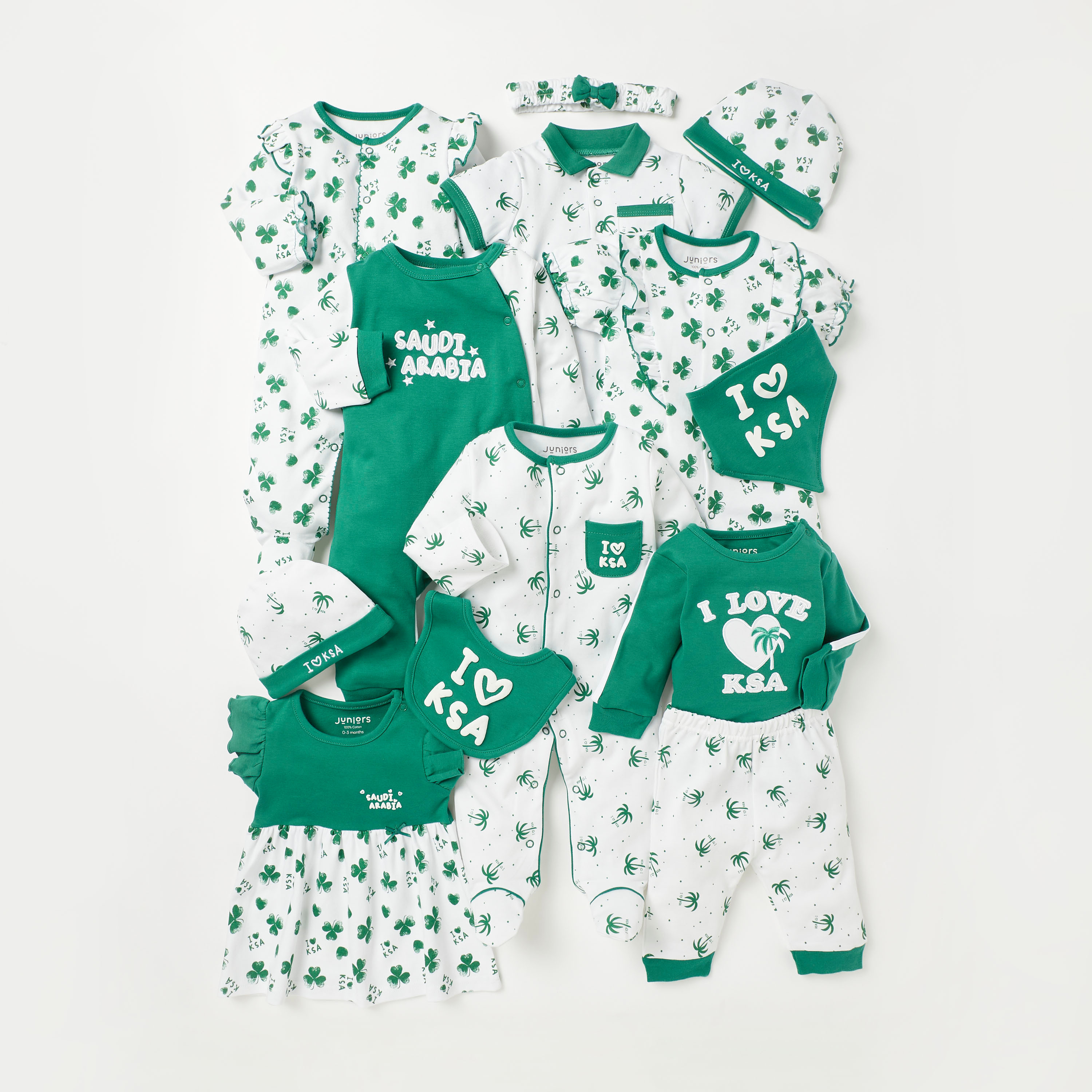 Juniors Saudi Arabia National Day Print Headband-baby-girls-accessories-hairaccessories-image-5