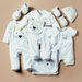 Juniors Bear Applique Short Sleeves Romper with Button Closure-Rompers%2C Dungarees and Jumpsuits-thumbnailMobile-4