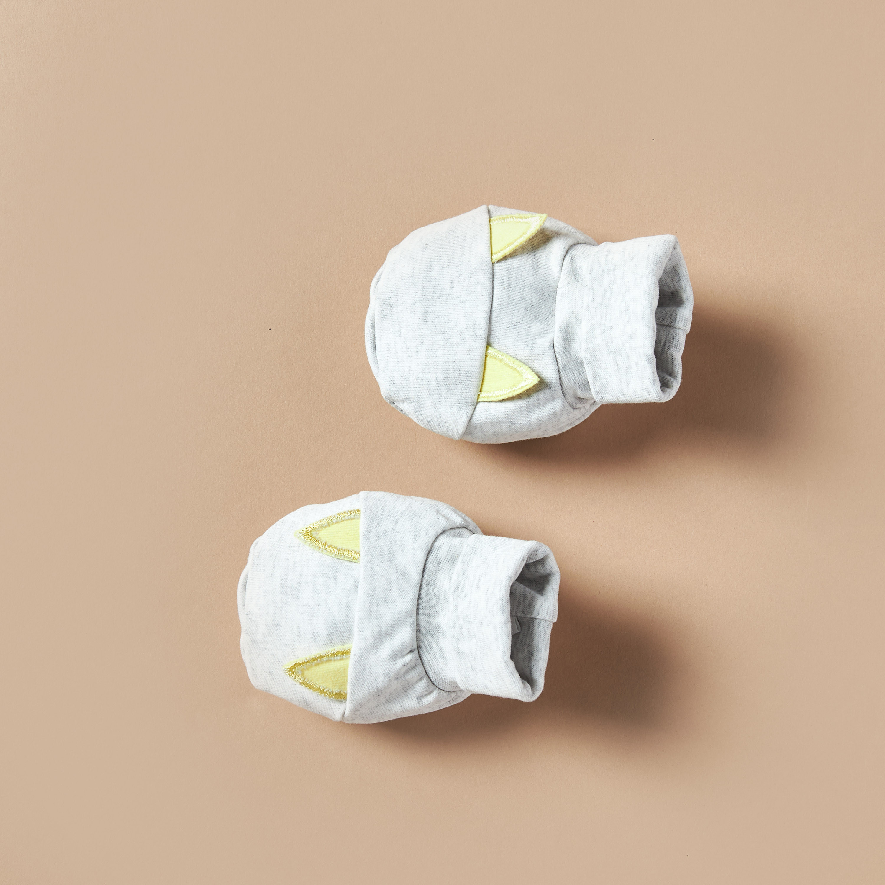 Juniors Applique Detail Cuffed Booties-baby-girls-shoes-booties-image-3