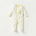 Juniors Floral Applique Closed Feet Sleepsuit with Long Sleeves-Sleepsuits-thumbnailMobile-0