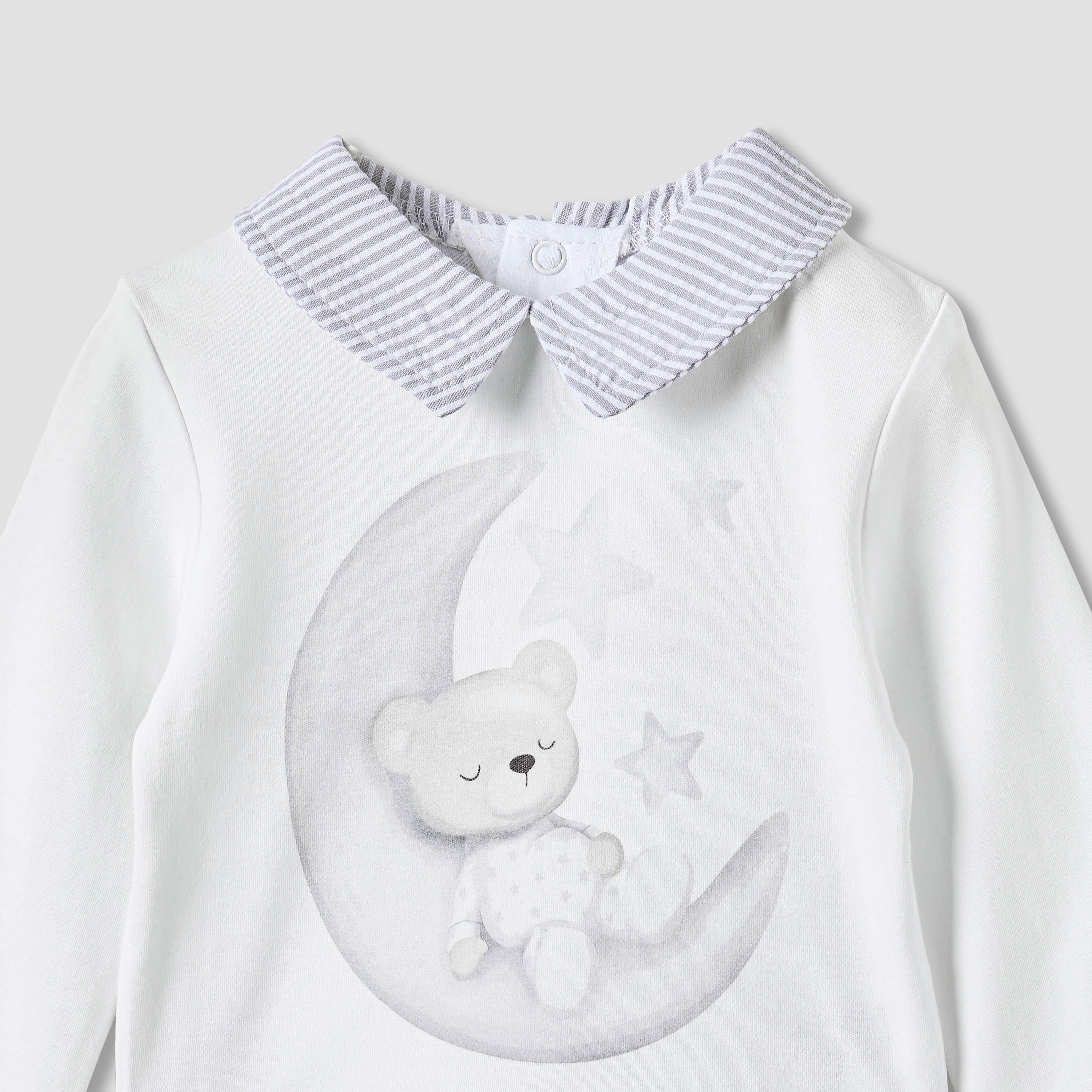 طقم بنطلون بيجاما وتيشيرت بياقة وطبعات من جيجلز-baby-boys-clothing-nightwear-pyjamasets-image-3