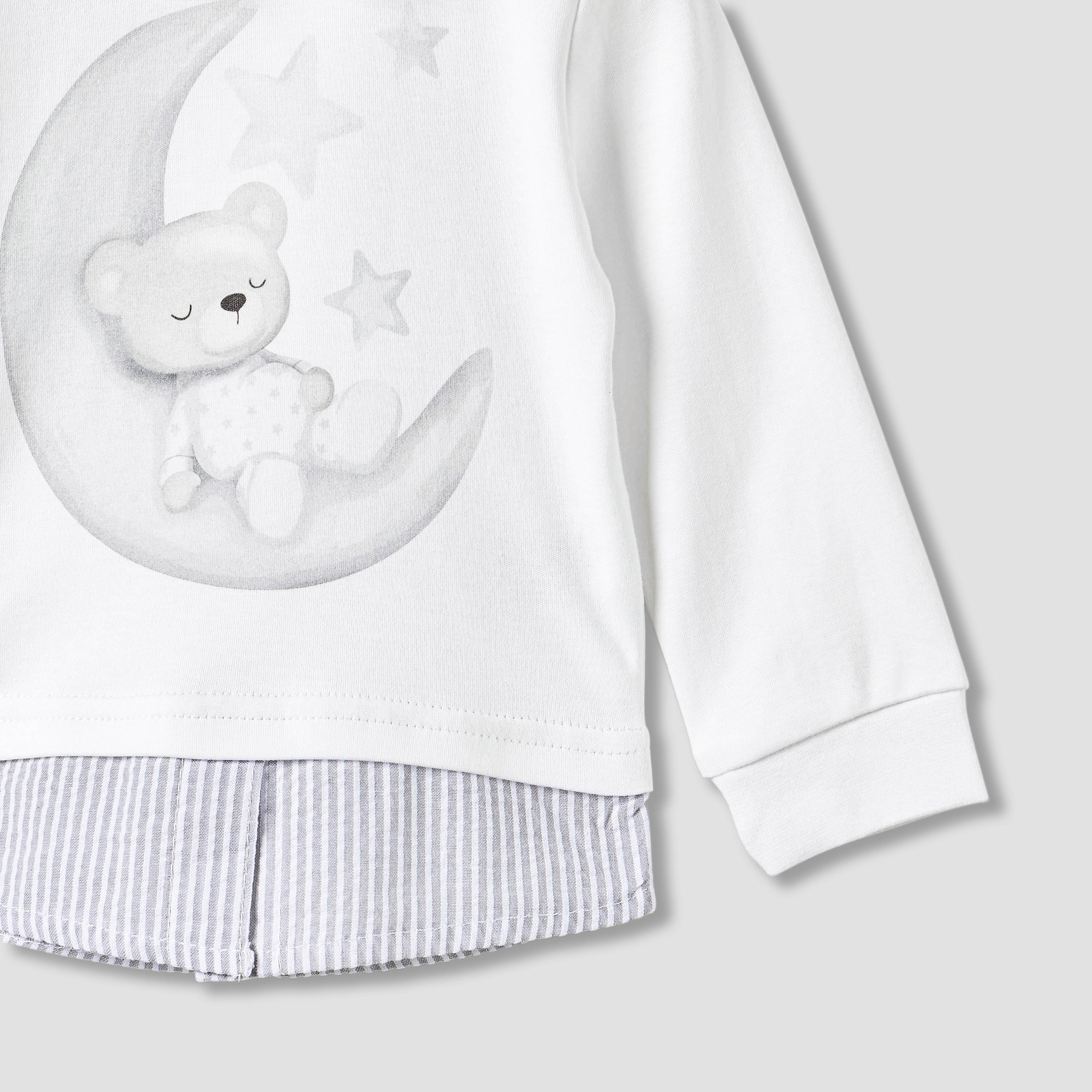 طقم بنطلون بيجاما وتيشيرت بياقة وطبعات من جيجلز-baby-boys-clothing-nightwear-pyjamasets-image-2